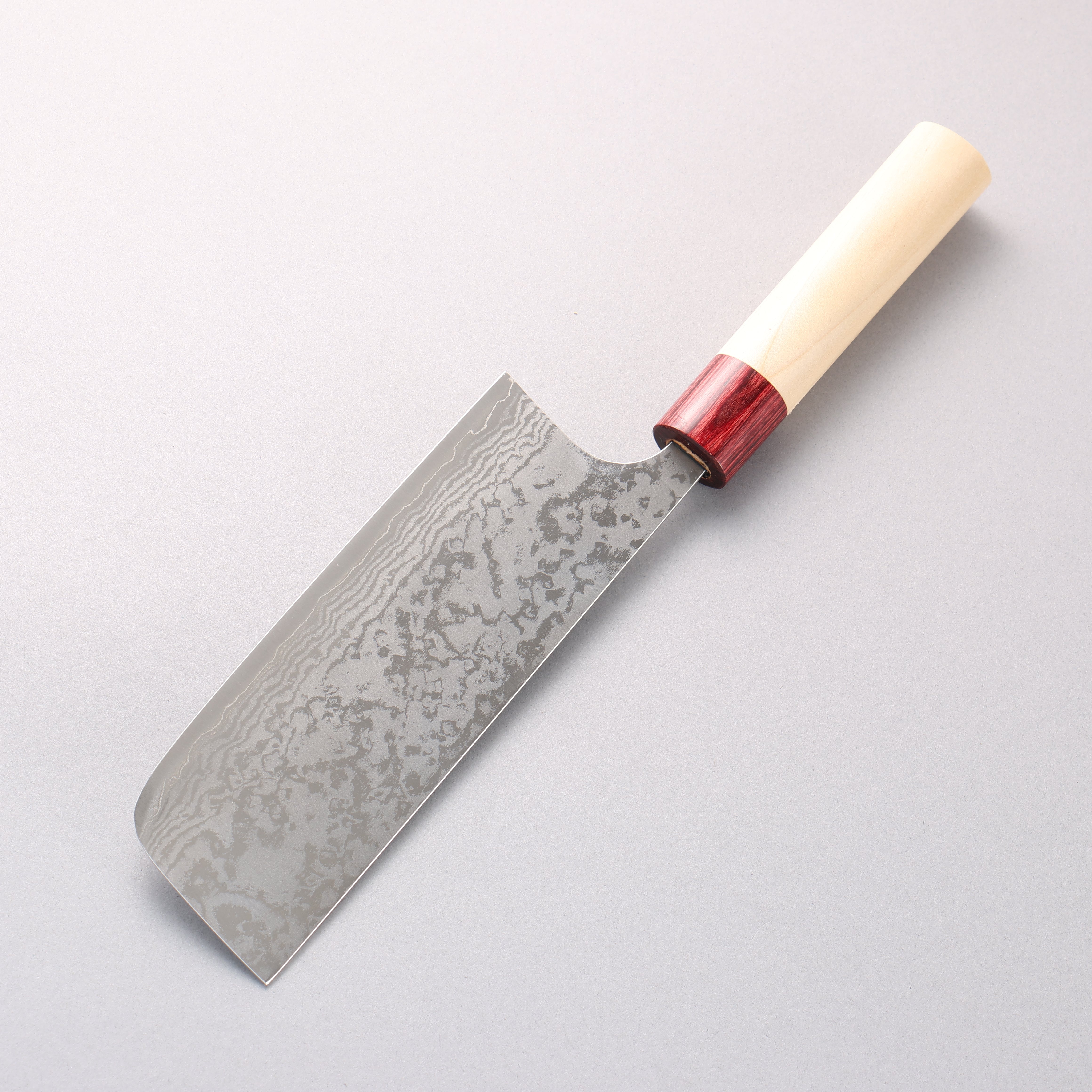 Masakage Kiri VG10 Damascus Nakiri 170mm Magnolia Handle - Japanny - Best Japanese Knife