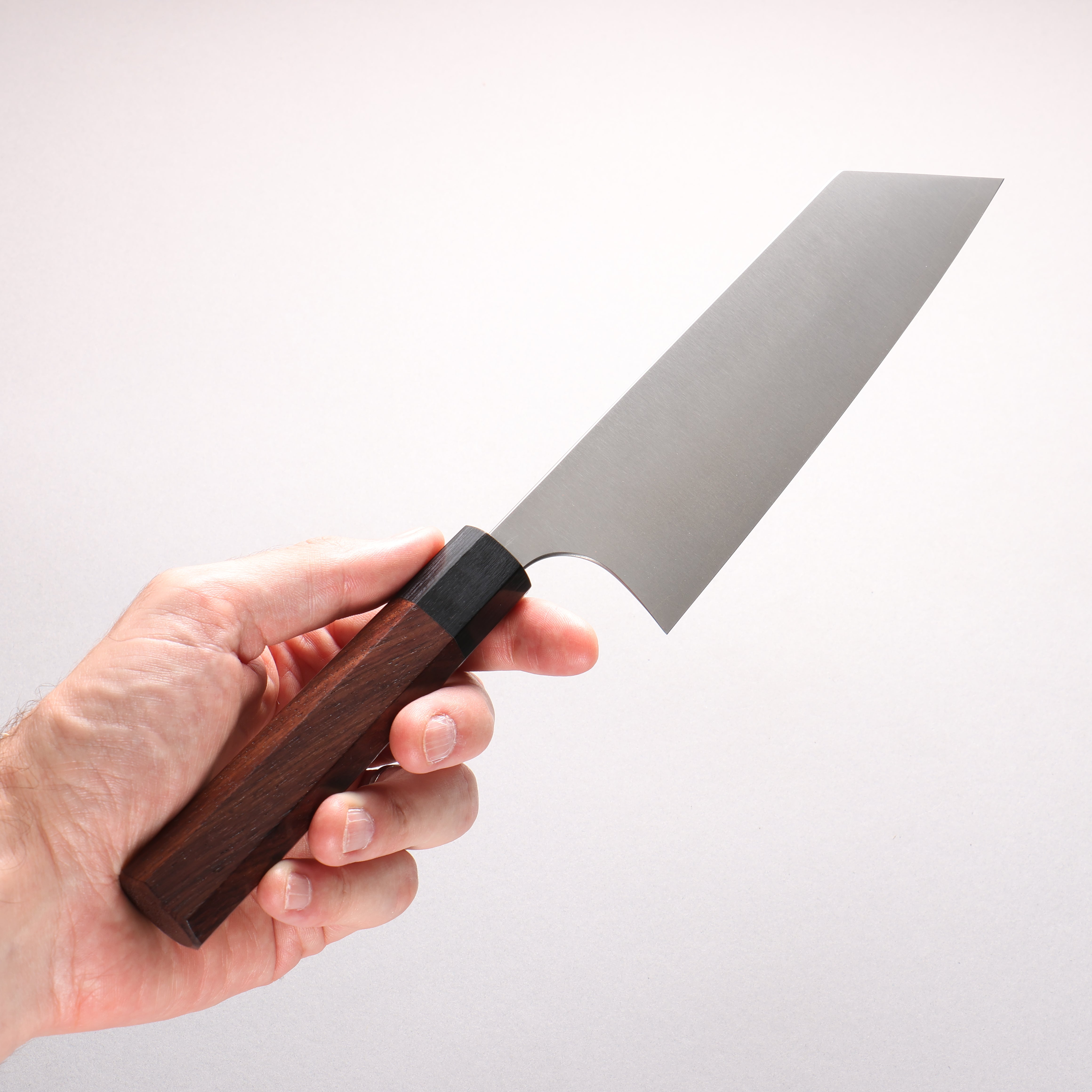 Shibata Takayuki Koutetsu SG2 Bunka 180mm Rosewood (Ferrule: Black Pakka Wood) Handle - Japanny - Best Japanese Knife