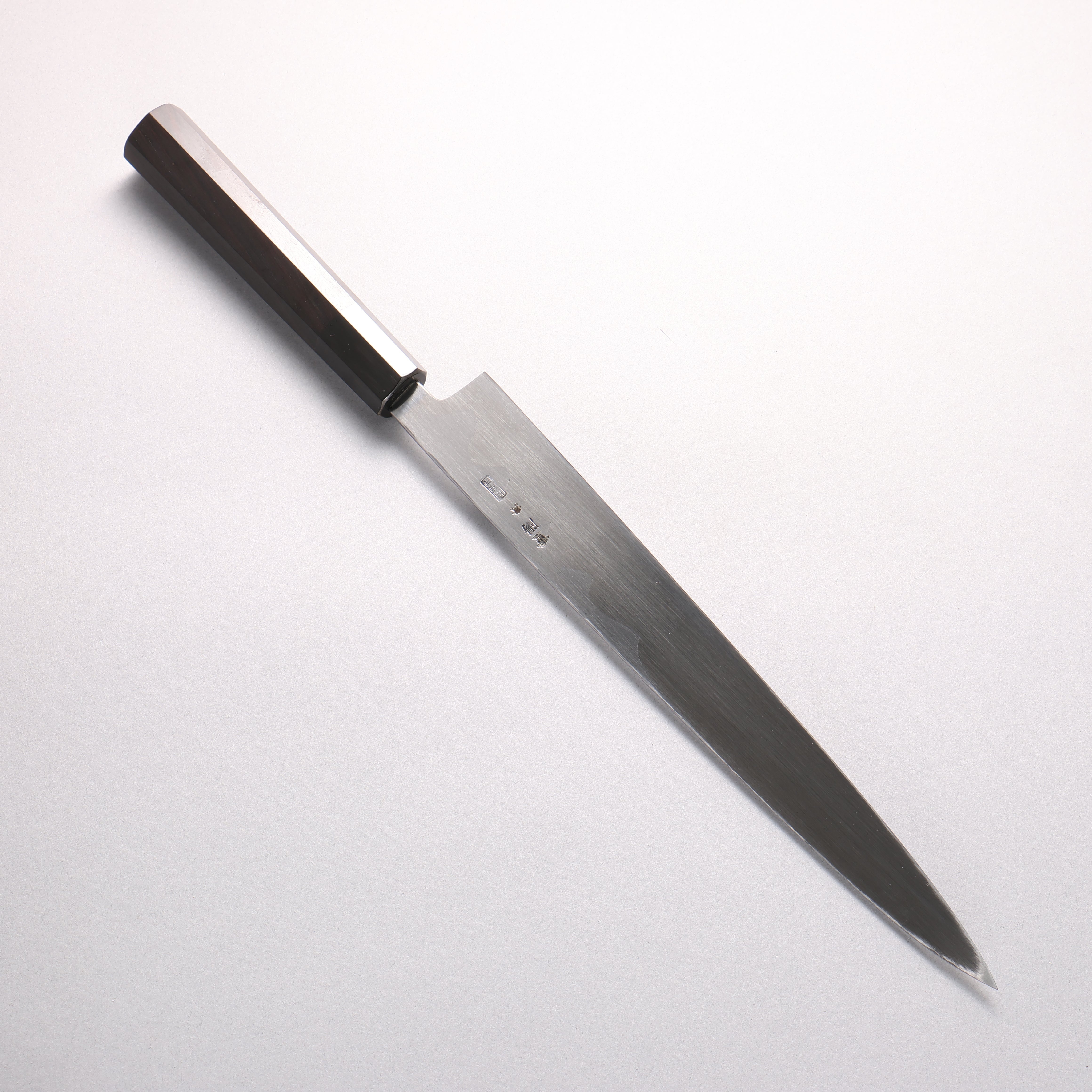 Choyo Blue Steel No.1 Mirrored Finish Yanagiba 270mm Ebony Wood (ferrule: Black Water Buffalo Horn) Handle - Japanny - Best Japanese Knife