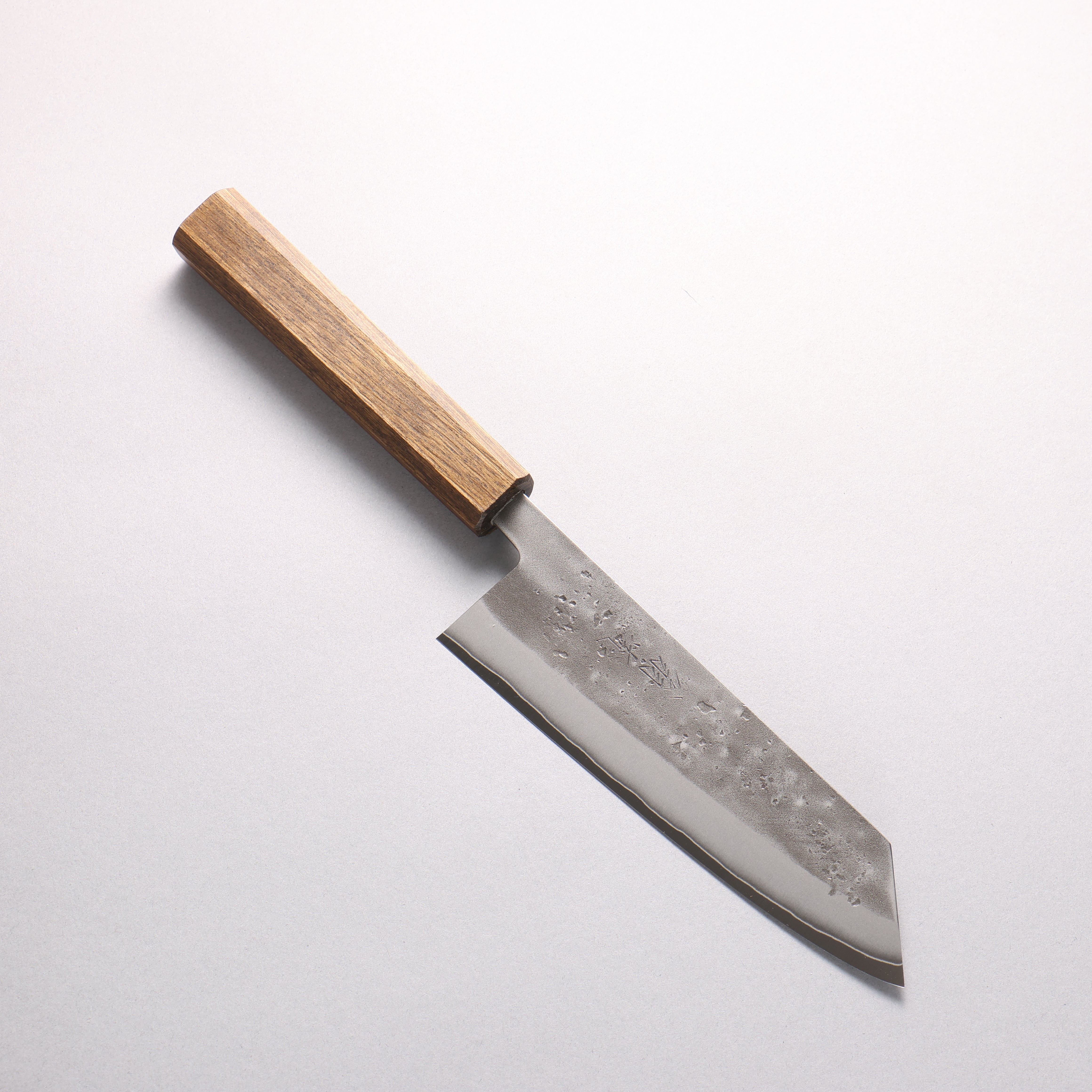 Oul SLD Nashiji Bunka 170mm Oak (Enkoku / Smoky black) Handle - Japanny - Best Japanese Knife