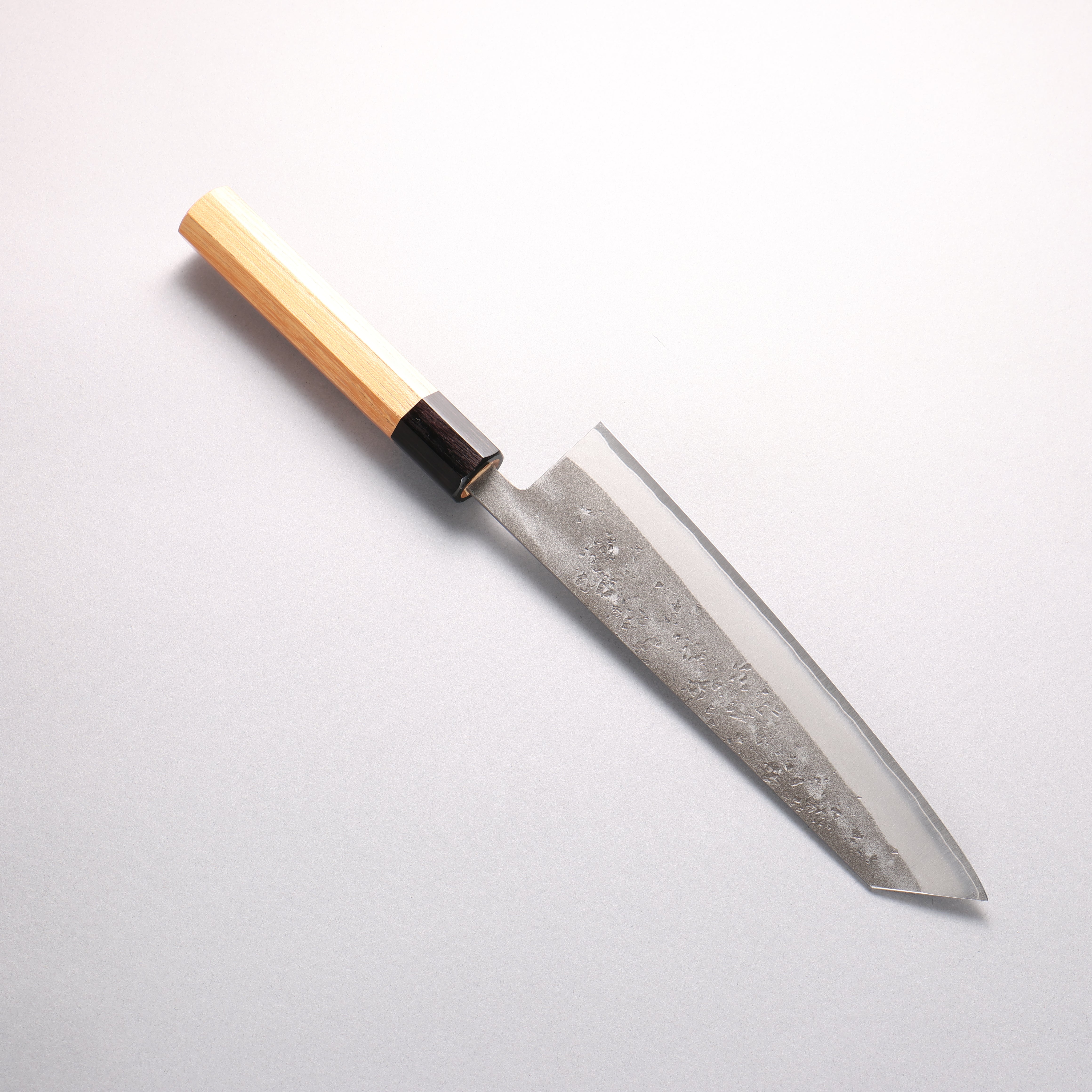 Oul SLD Nashiji Kiritsuke Gyuto 200mm Japanese Elm (Ferrule: Black Pakka Wood) Handle - Japanny - Best Japanese Knife