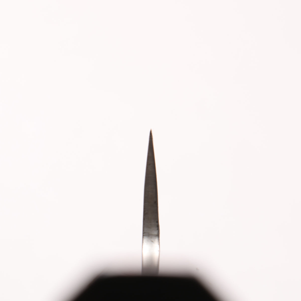 Shigeki Tanaka Blue Steel No.2 Black Finished Hammered(square) Small Santoku 150mm Walnut Handle - Japanny - Best Japanese Knife