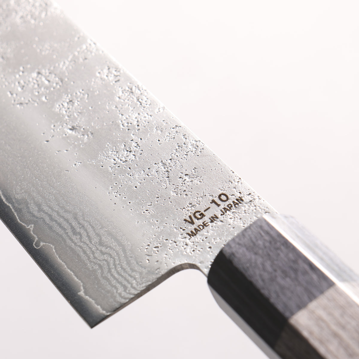 Higuchi VG10 8 Layer Damascus Nashiji Gyuto 210mm Gray Pakka wood Handle - Japanny - Best Japanese Knife