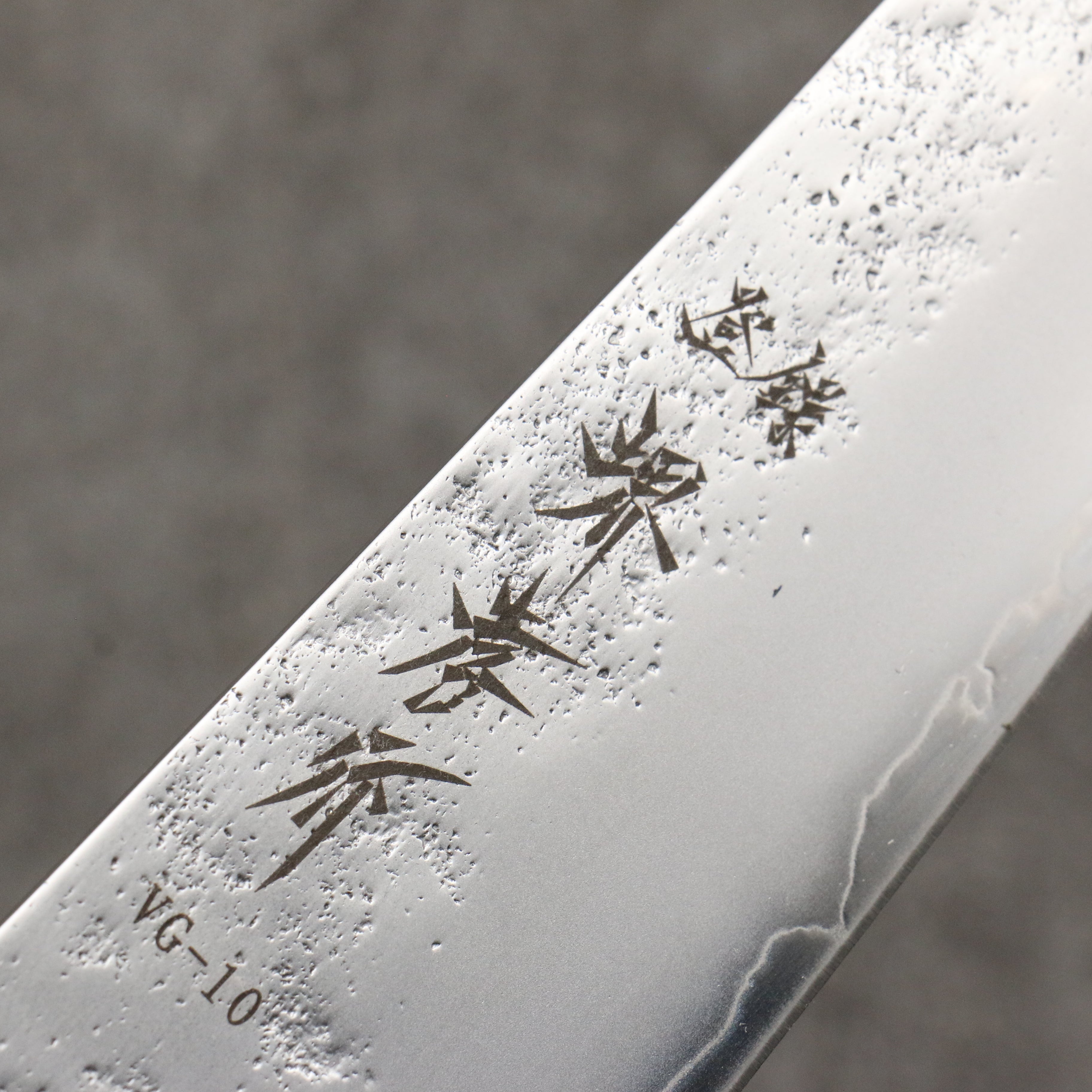 Sakai Takayuki VG10 Nashiji Gyuto 210mm Ebony Wood Handle - Japanny - Best Japanese Knife