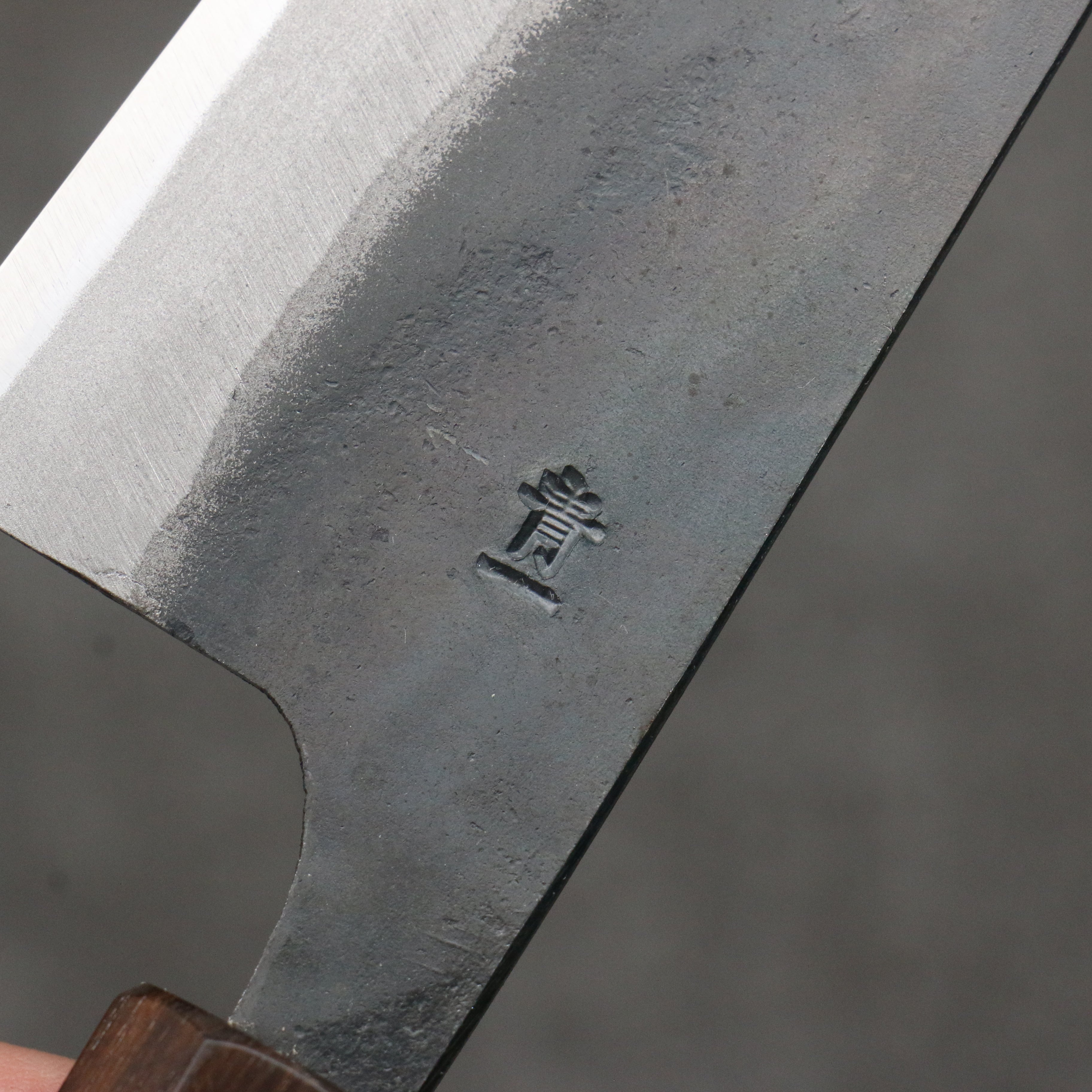 Seisuke Blue Steel No.1 Black Finished Small Bunka 150mm Magnolia (Ferrule: Ebony) Handle - Japanny - Best Japanese Knife