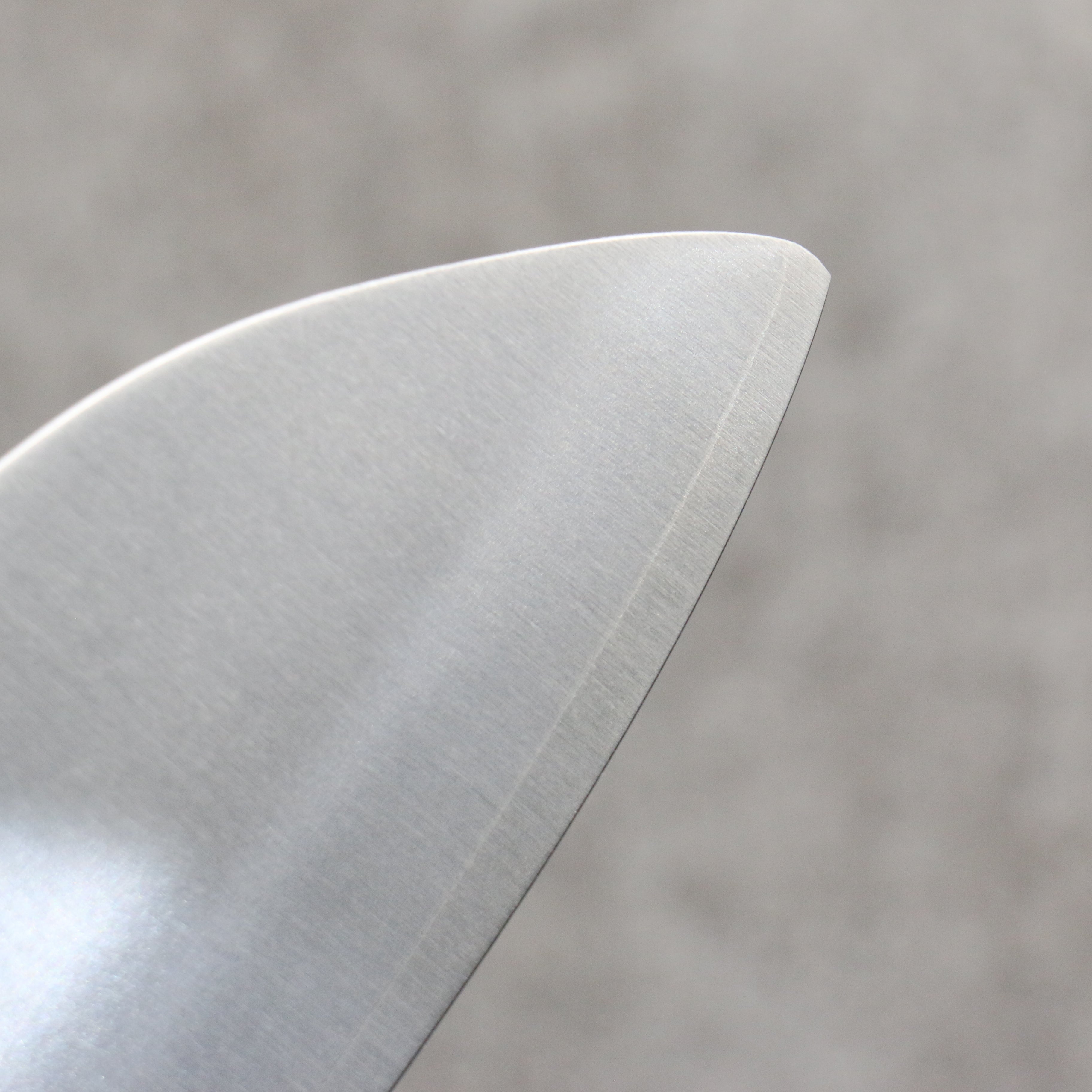 Shungo Ogata Round Tip SG2 Migaki Finished Small Santoku 150mm Rosewood (Ferrule: Black Pakka Wood) Handle - Japanny - Best Japanese Knife
