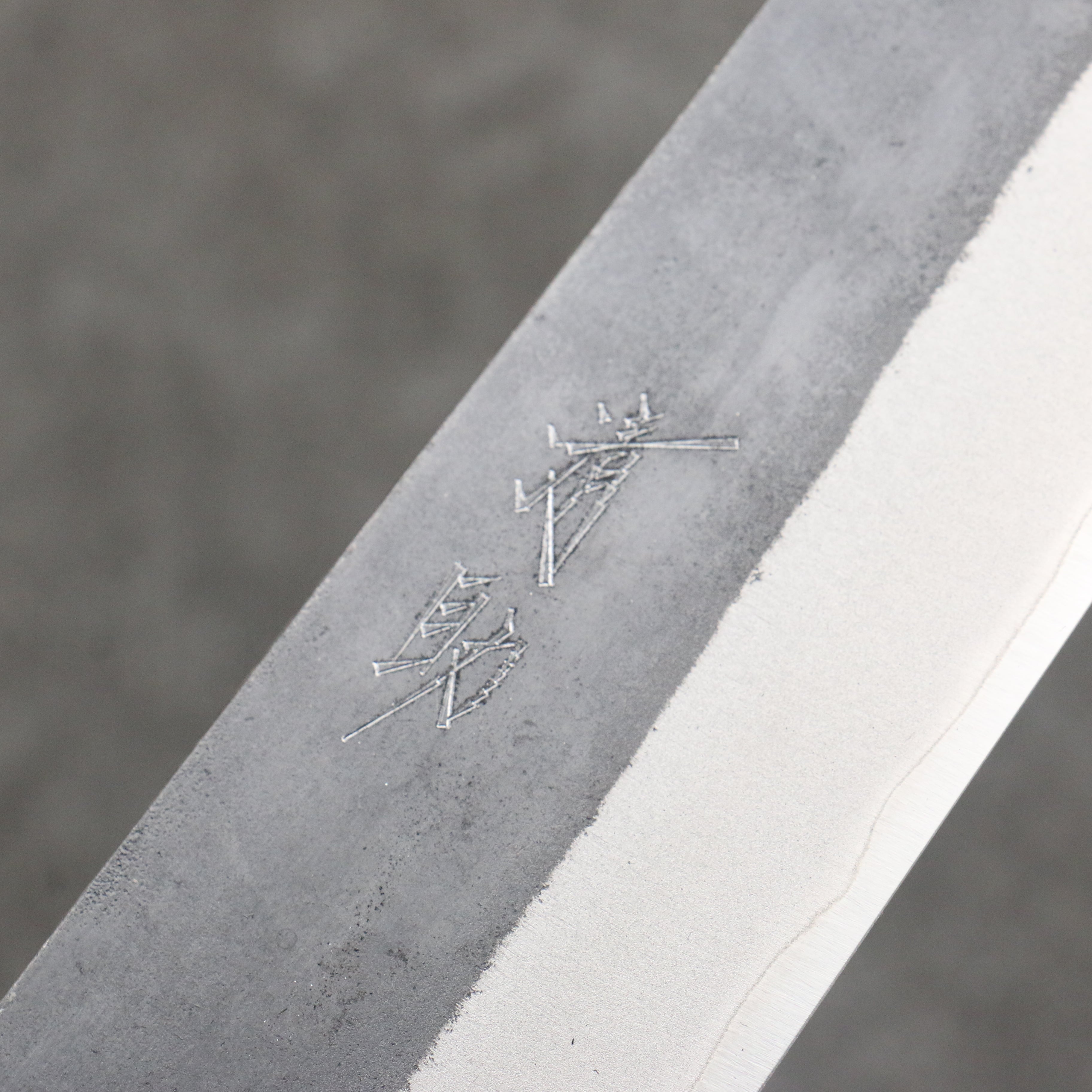 Seisuke Blue Steel No.2 Black Finished Kiritsuke Gyuto 240mm Purpleheart (Ferrule: Oak) Handle - Japanny - Best Japanese Knife