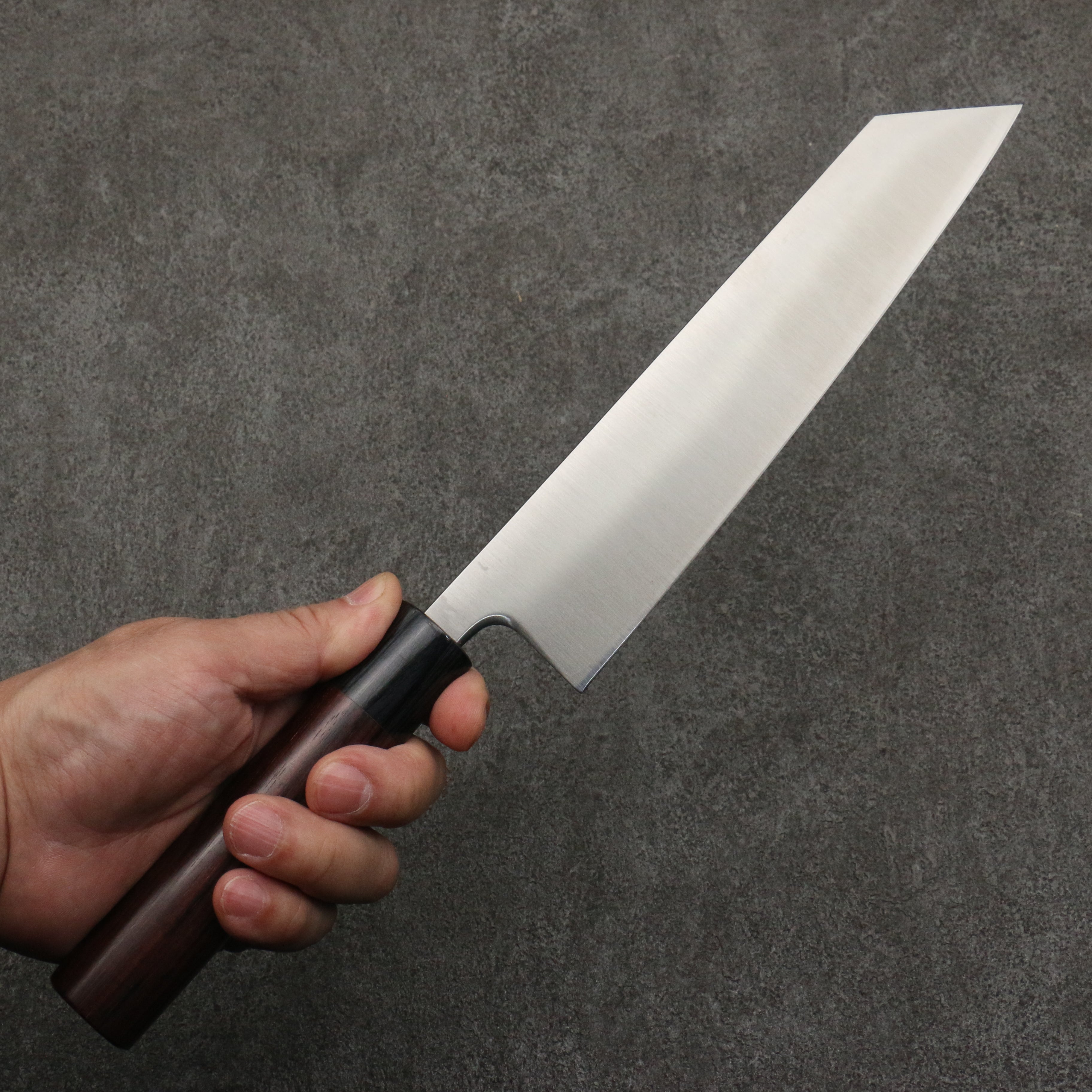 Seisuke SRS13 Migaki Finished Kiritsuke Gyuto 210mm Rosewood (Ferrule: Black Pakka Wood) Handle - Japanny - Best Japanese Knife