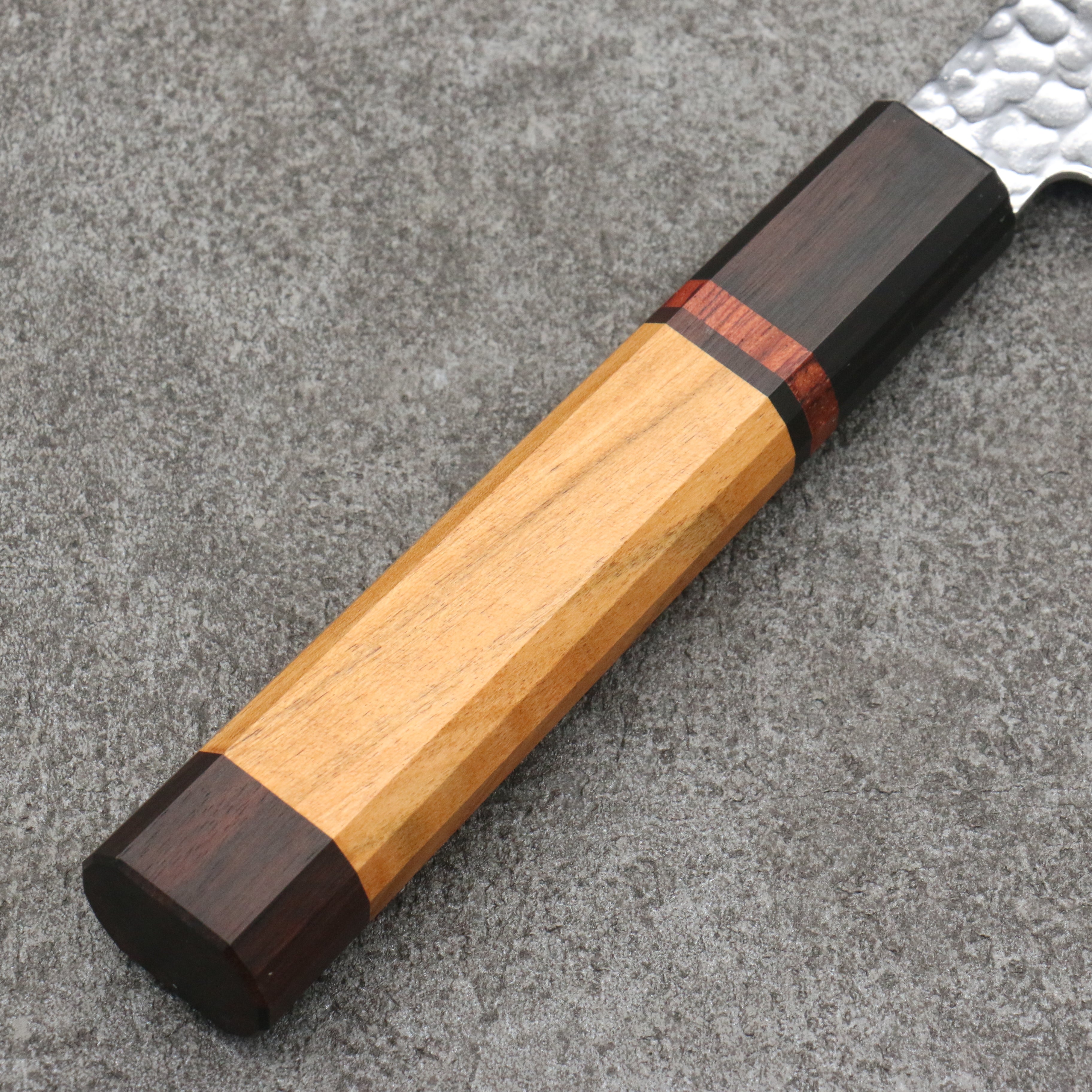 Sakai Takayuki VG10 33 Layer Damascus Santoku 170mm Mountain cherry (12 sided) Handle - Japanny - Best Japanese Knife