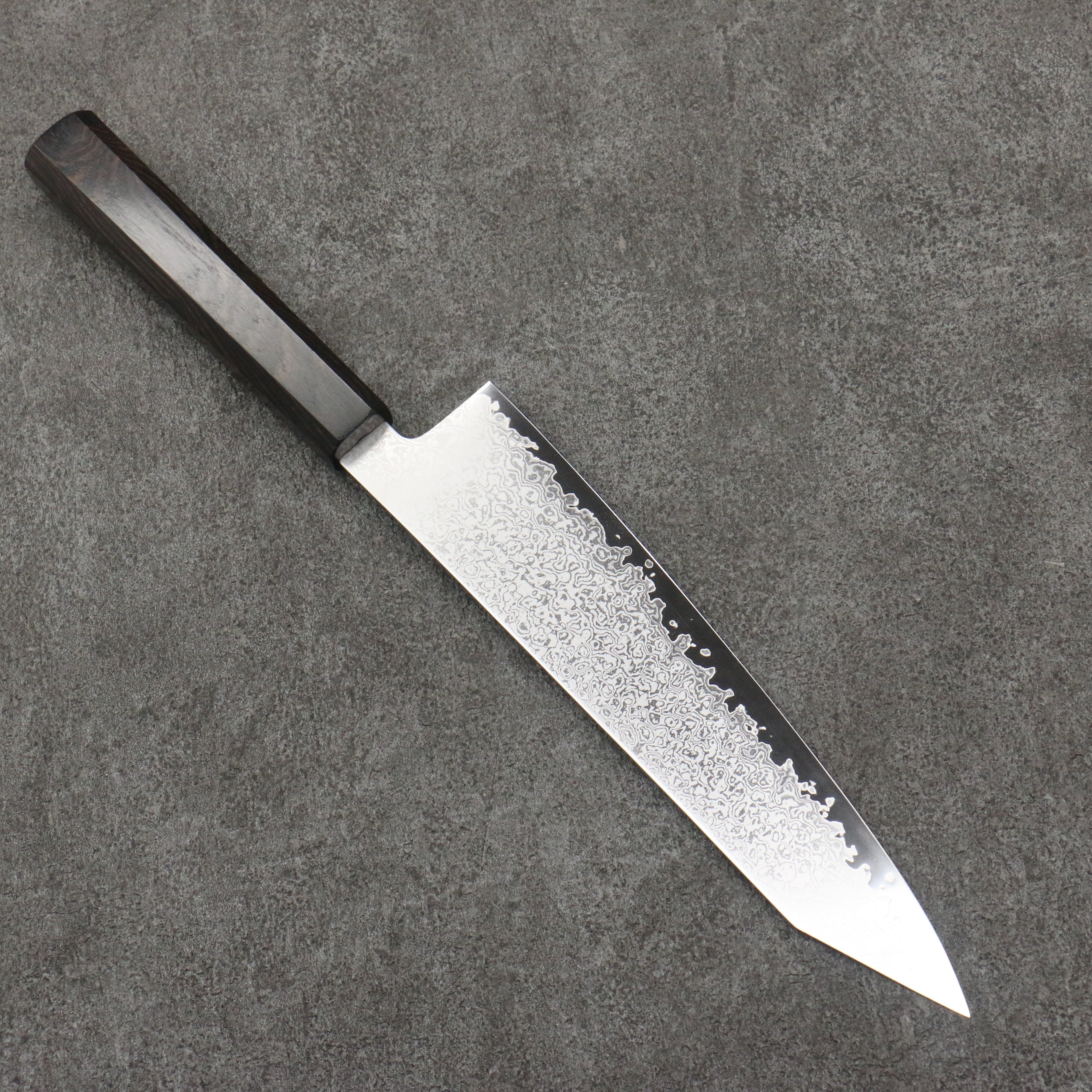 Seisuke VG10 Damascus Kiritsuke Gyuto 210mm Ebony Wood Handle - Japanny - Best Japanese Knife