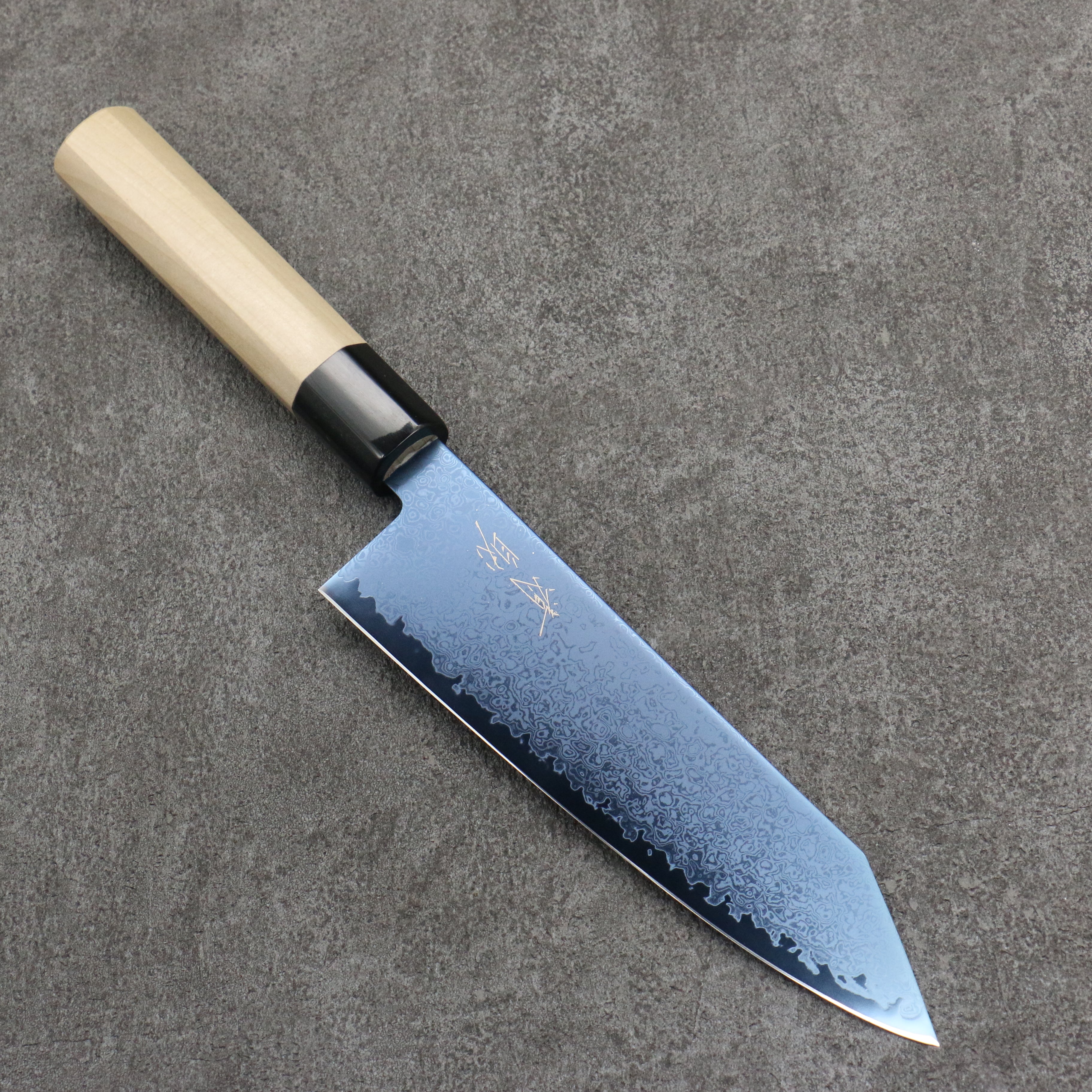 Seisuke VG10 Ion plating Damascus Kiritsuke Santoku 180mm Magnolia Handle - Japanny - Best Japanese Knife