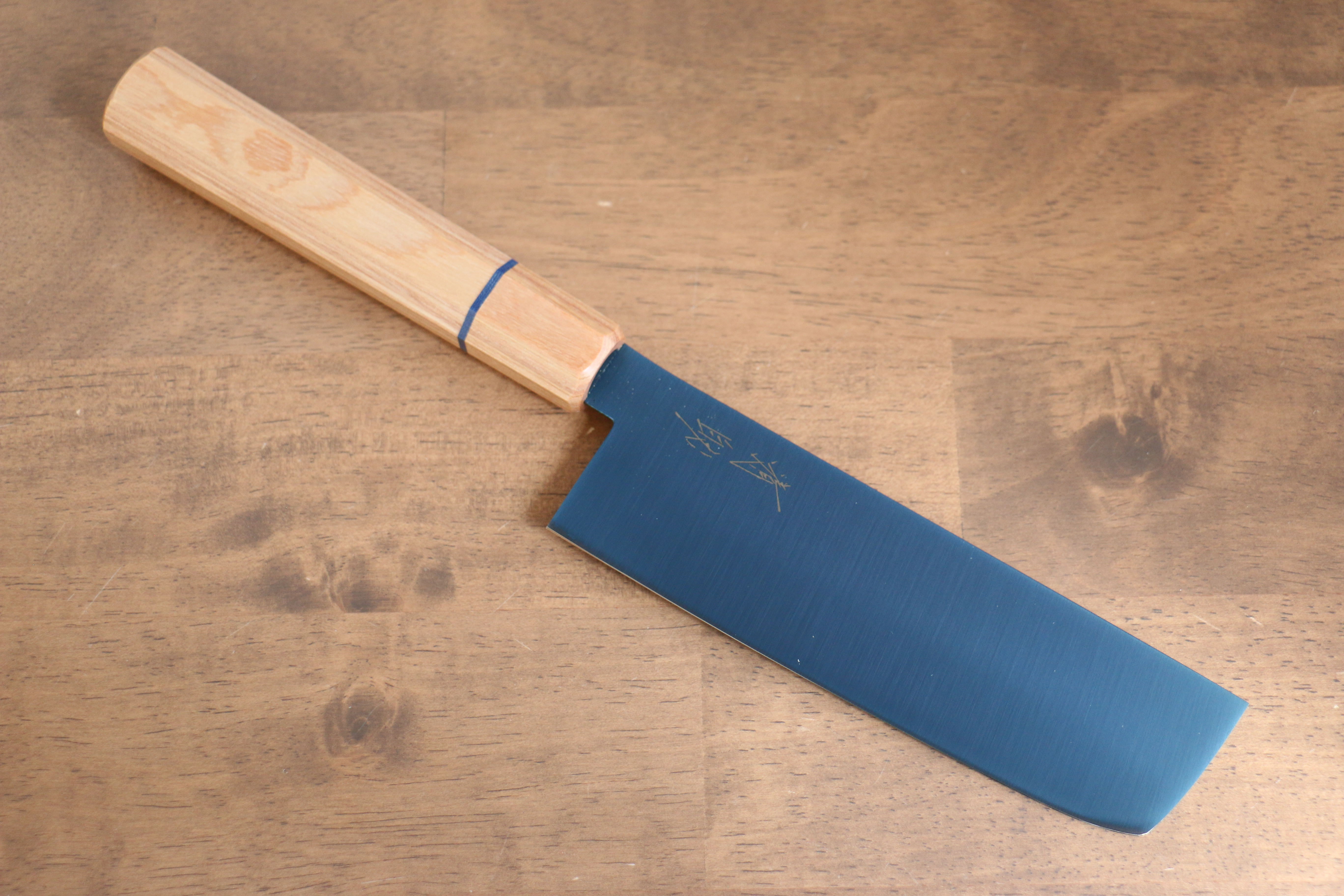 Seisuke SK-85 Ion plating Nakiri 160mm White wood Handle - Japanny - Best Japanese Knife