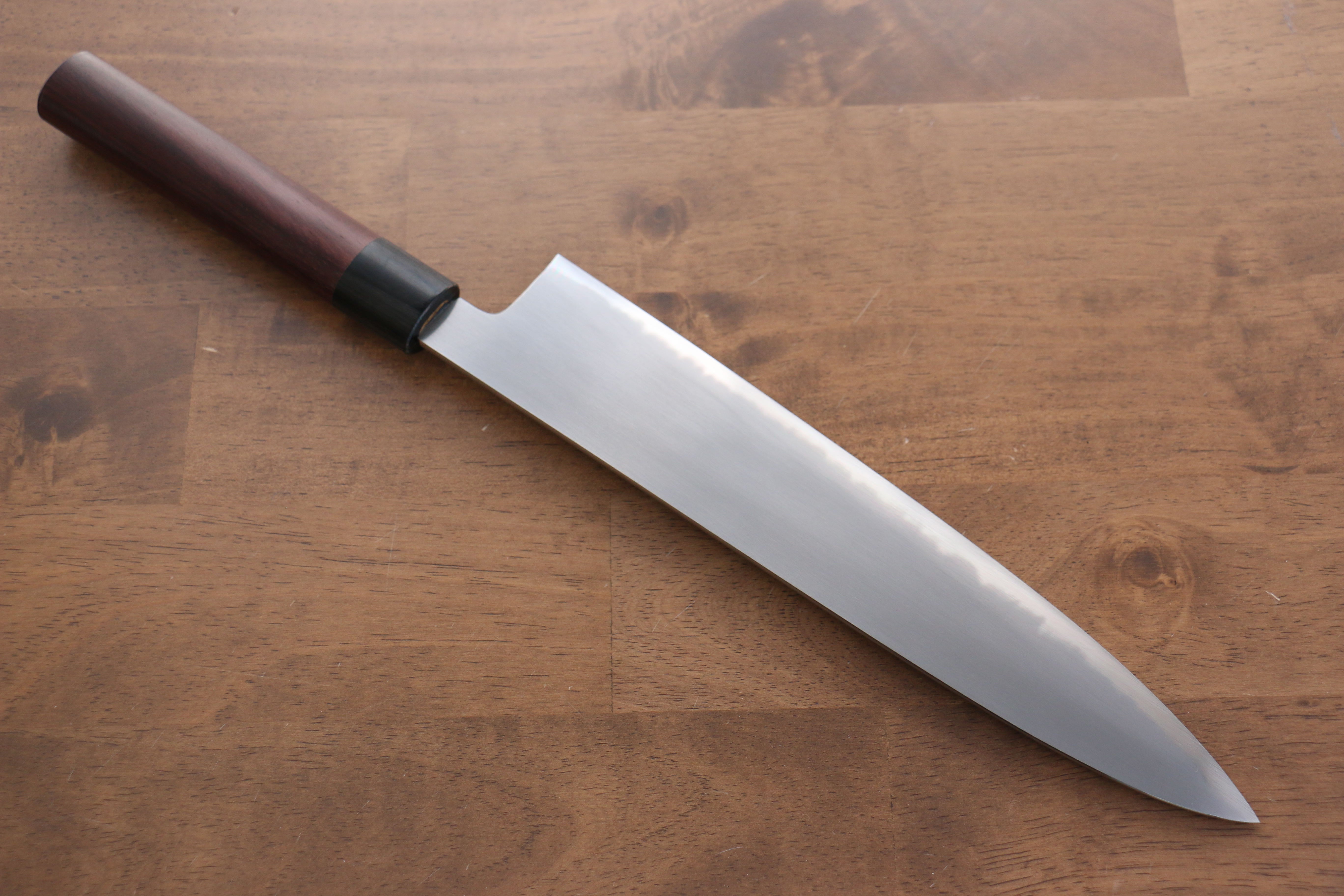 Jikko White Steel No.2 Gyuto 270mm Shitan Handle - Japanny - Best Japanese Knife