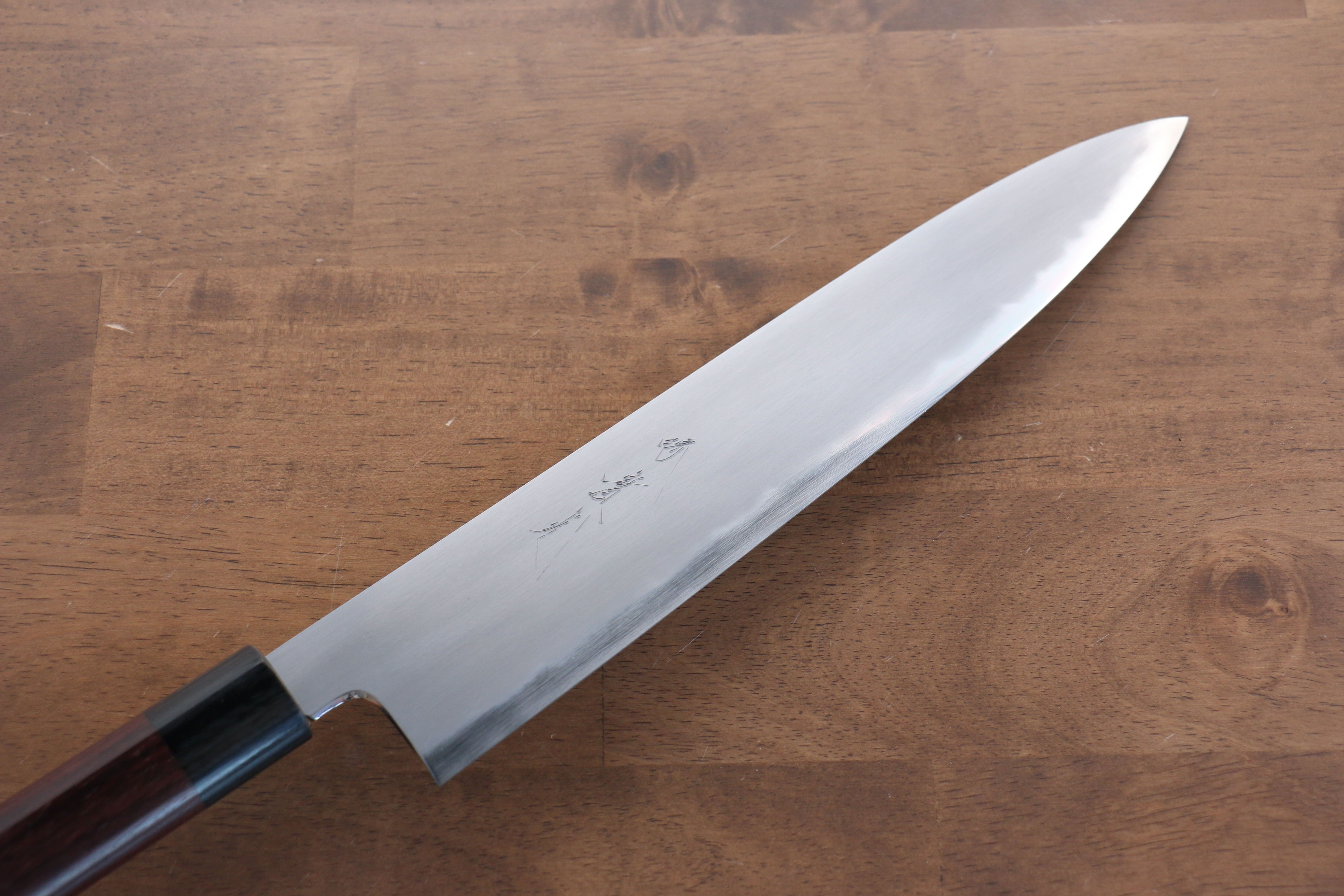 Jikko White Steel No.2 Gyuto 270mm Shitan Handle - Japanny - Best Japanese Knife