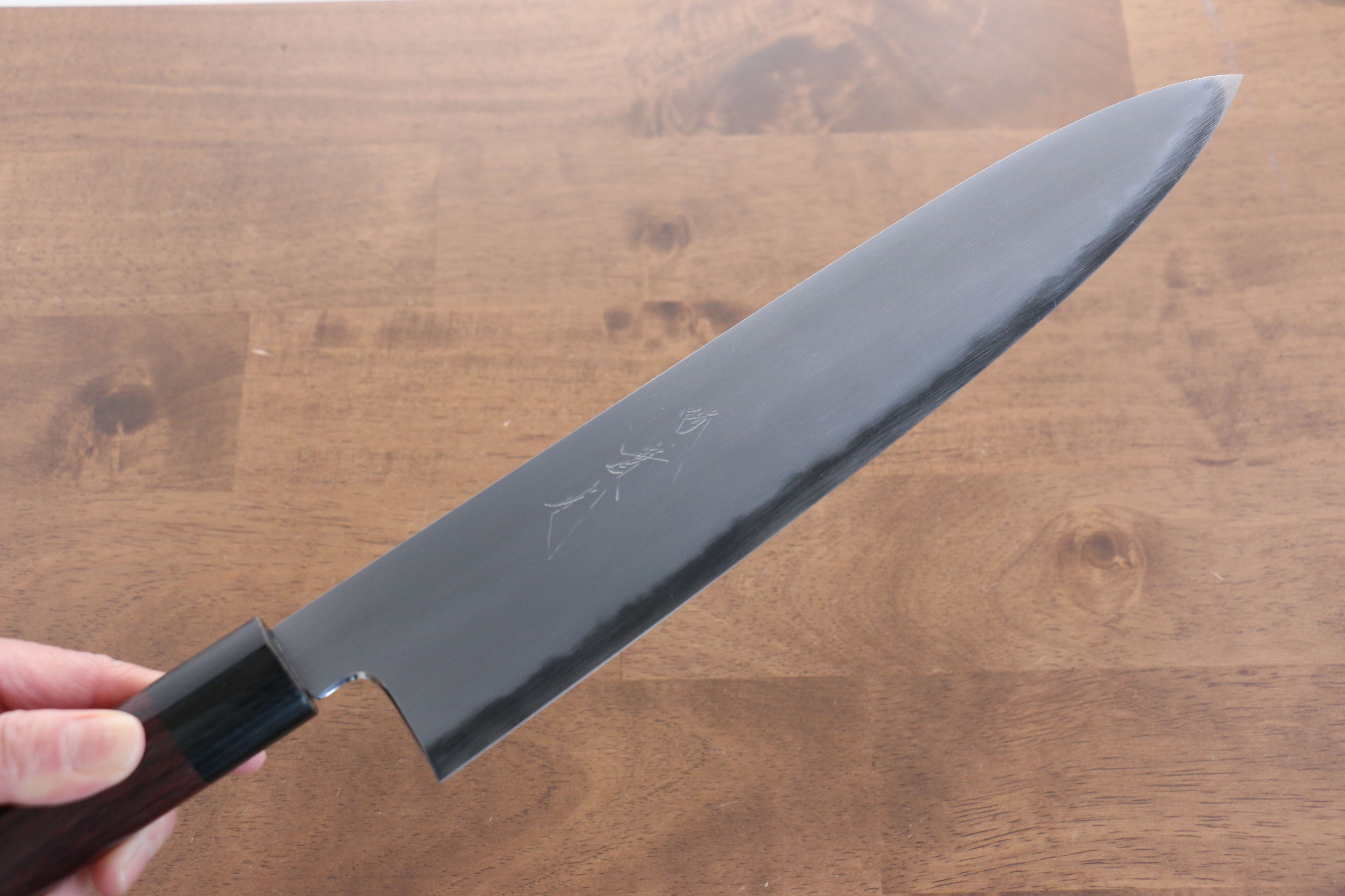 Jikko White Steel No.2 Gyuto 270mm Shitan Handle - Japanny - Best Japanese Knife