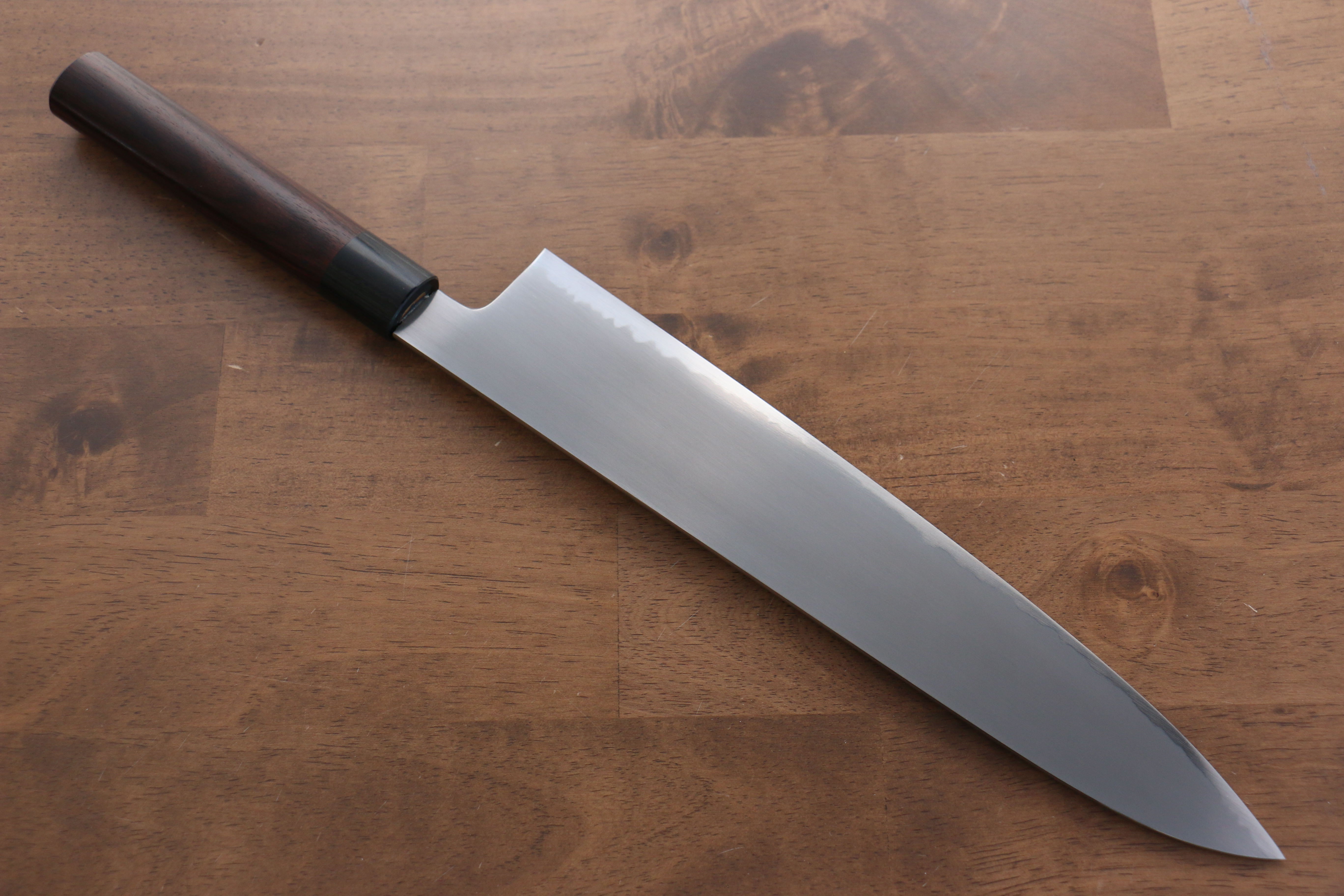 Jikko White Steel No.2 Gyuto 300mm Shitan Handle - Japanny - Best Japanese Knife