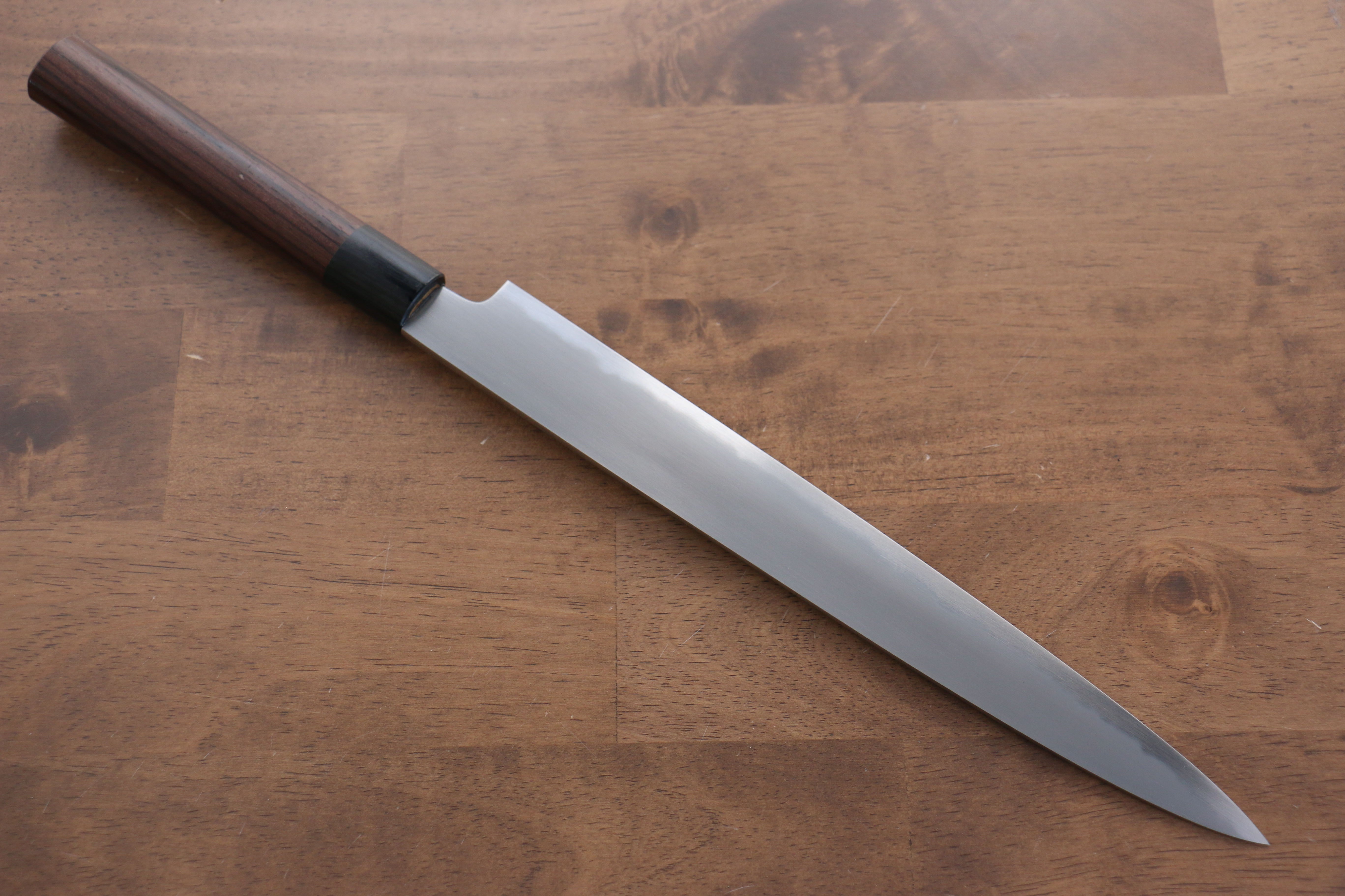 Jikko White Steel No.2 Sujihiki 270mm Shitan Handle - Japanny - Best Japanese Knife