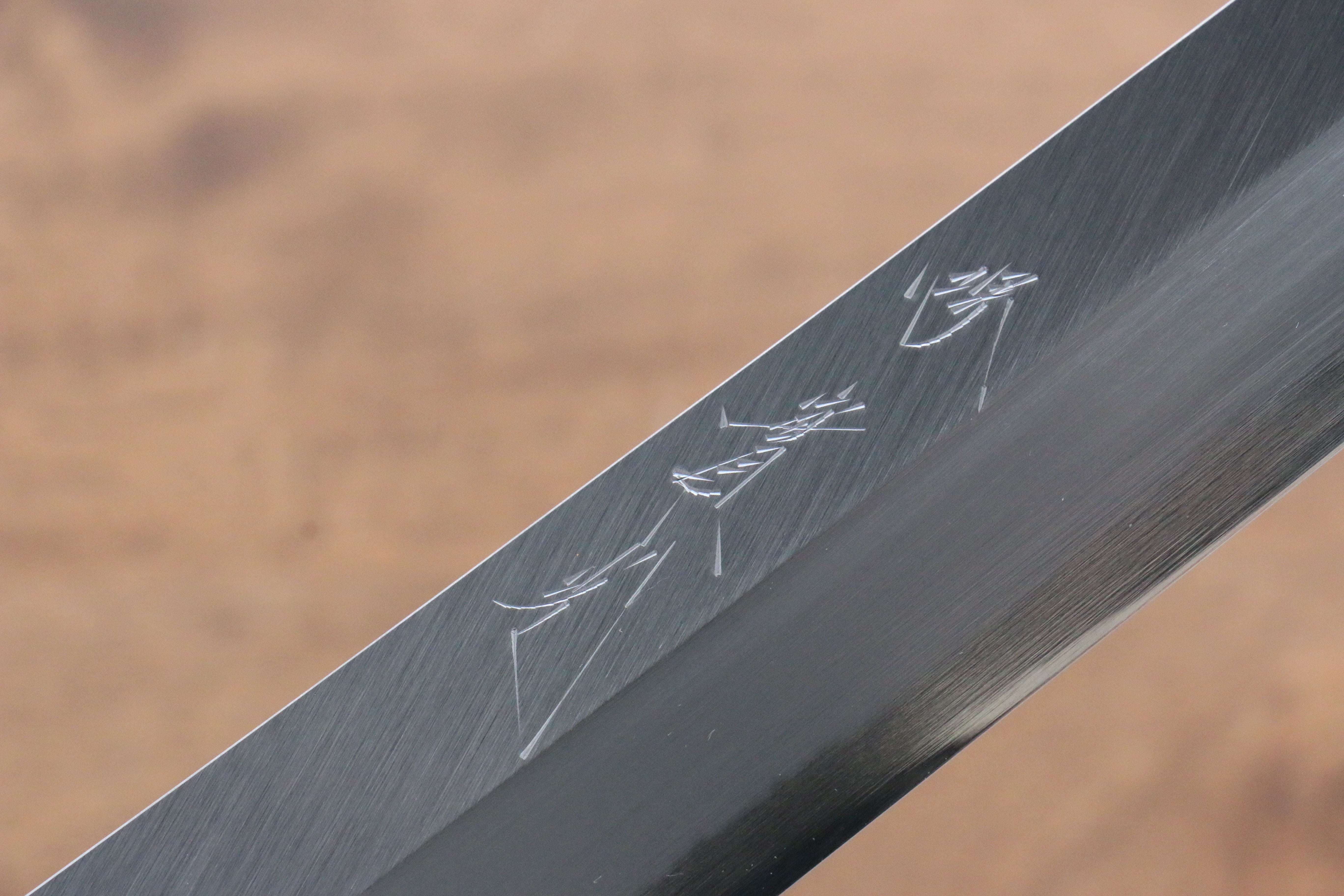 Jikko Shiko Blue Steel Sakimaru Yanagiba 300mm Ebony with Double Ring Handle - Japanny - Best Japanese Knife