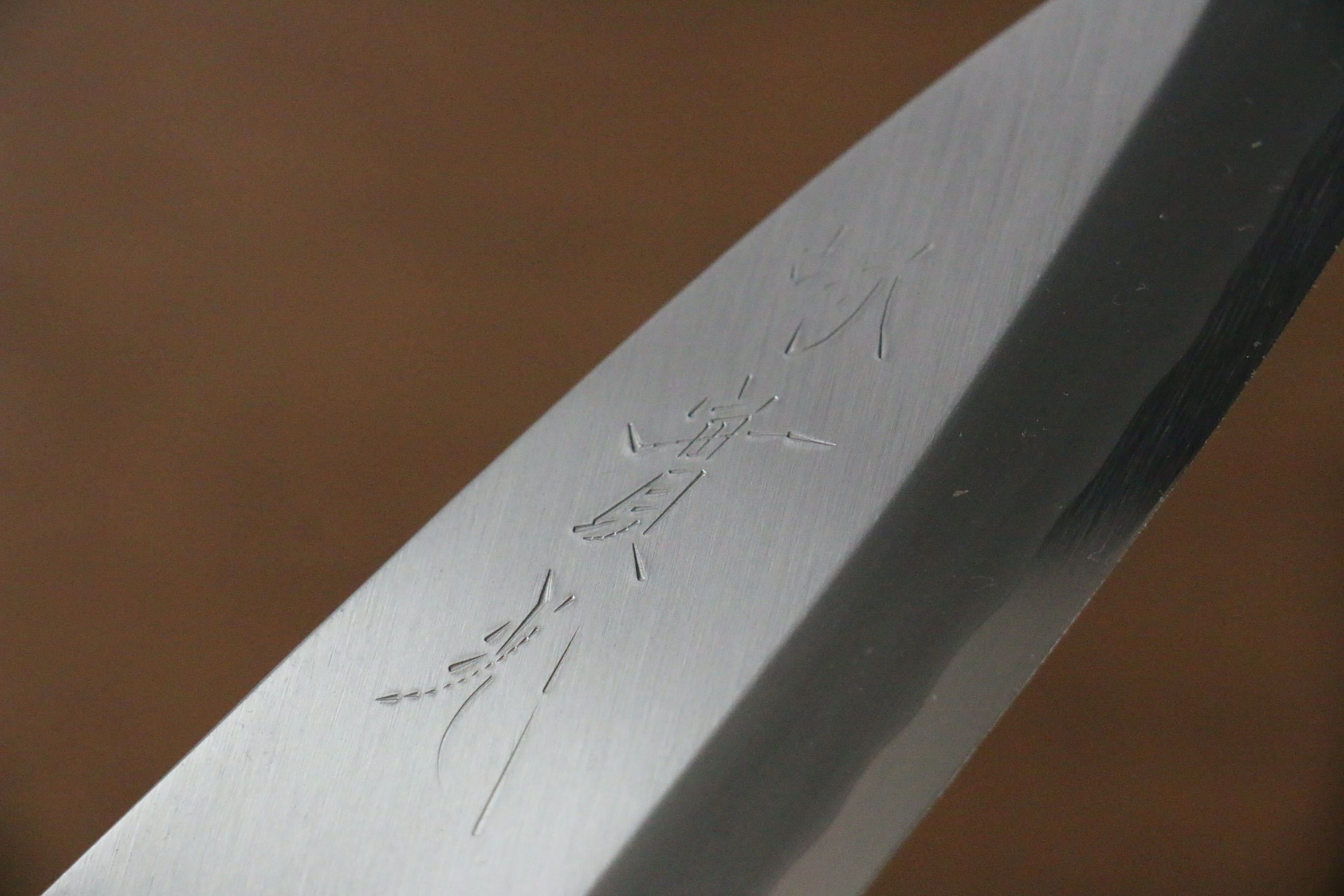 Jikko Silver Steel No.3 Deba 120mm Shitan Handle - Japanny - Best Japanese Knife