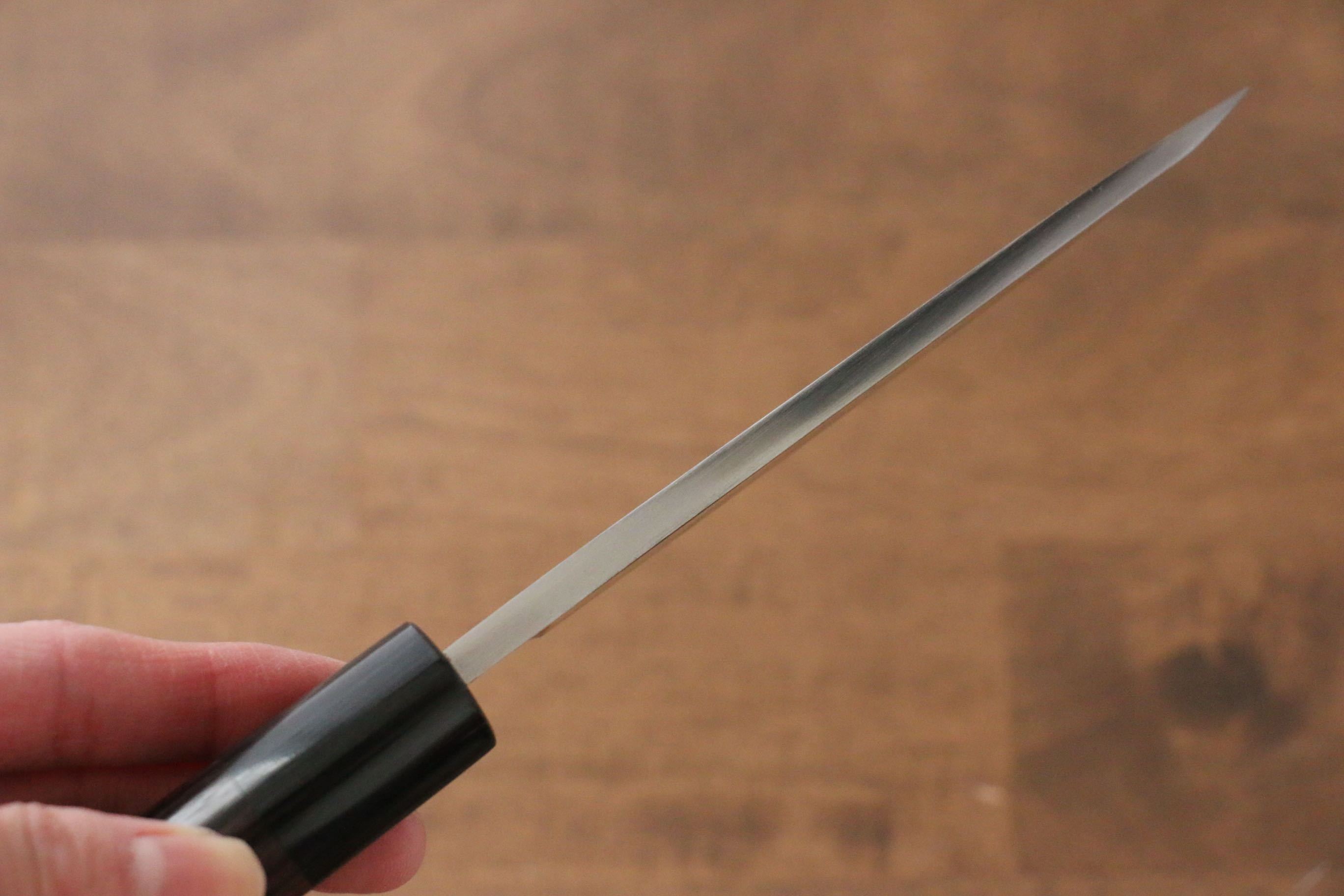 Jikko Silver Steel No.3 Deba 120mm Shitan Handle - Japanny - Best Japanese Knife