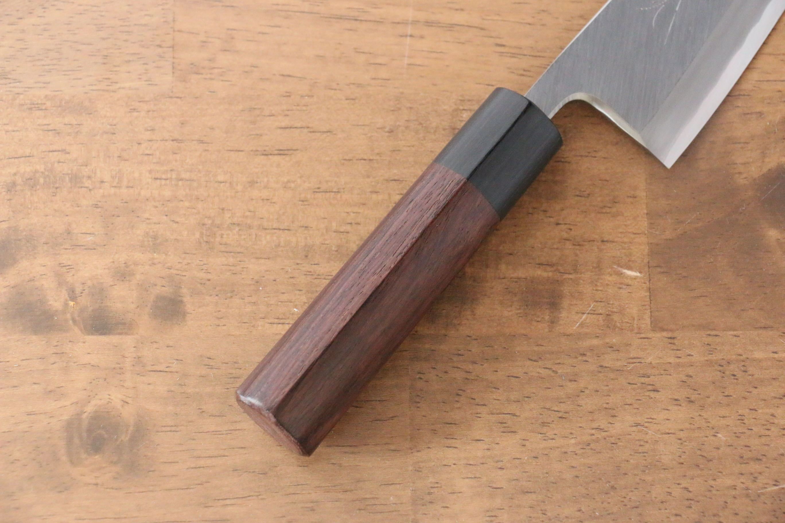 Jikko Silver Steel No.3 Deba 120mm Shitan Handle - Japanny - Best Japanese Knife