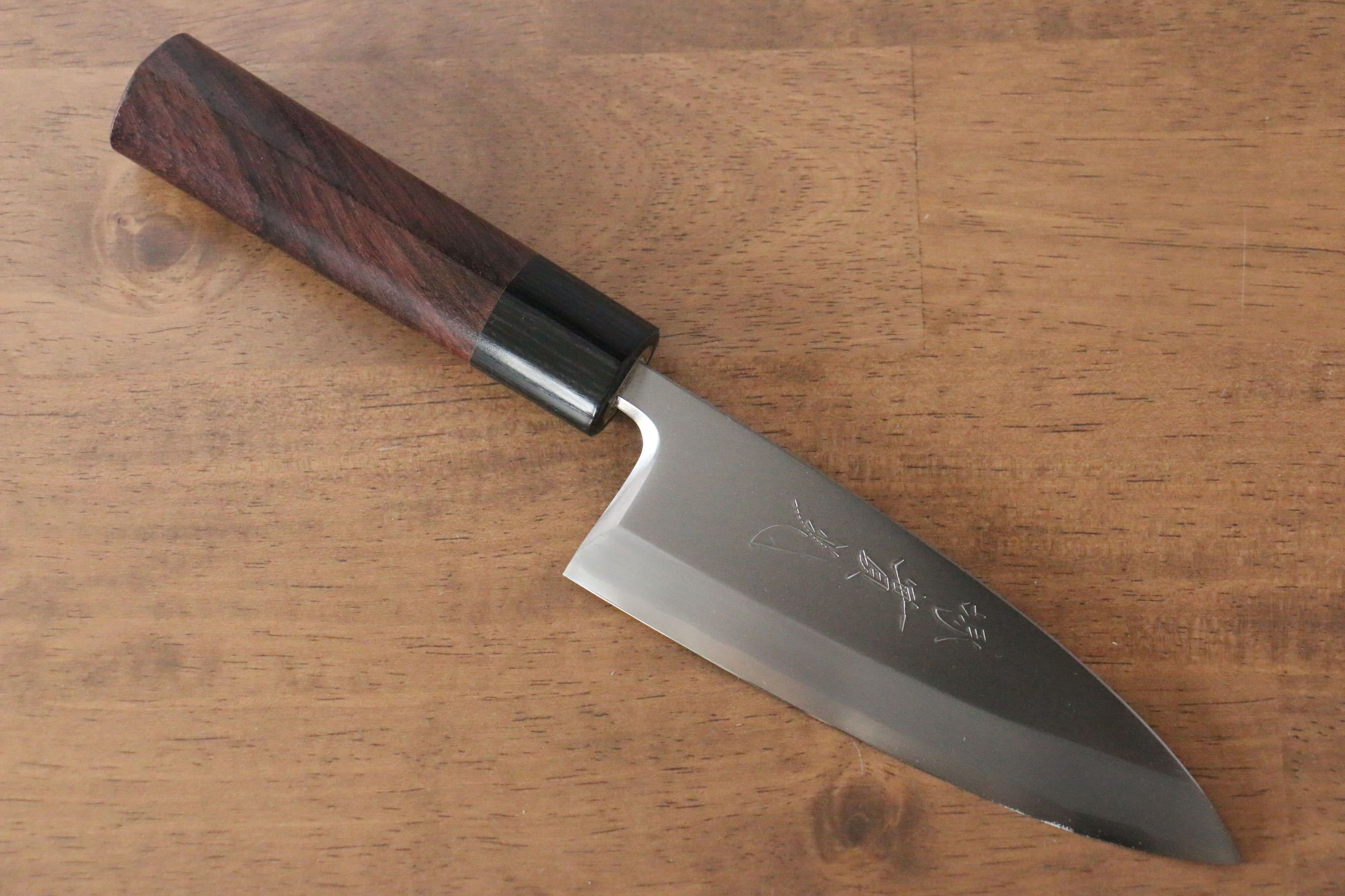 Jikko Silver Steel No.3 Deba 135mm Shitan Handle - Japanny - Best Japanese Knife