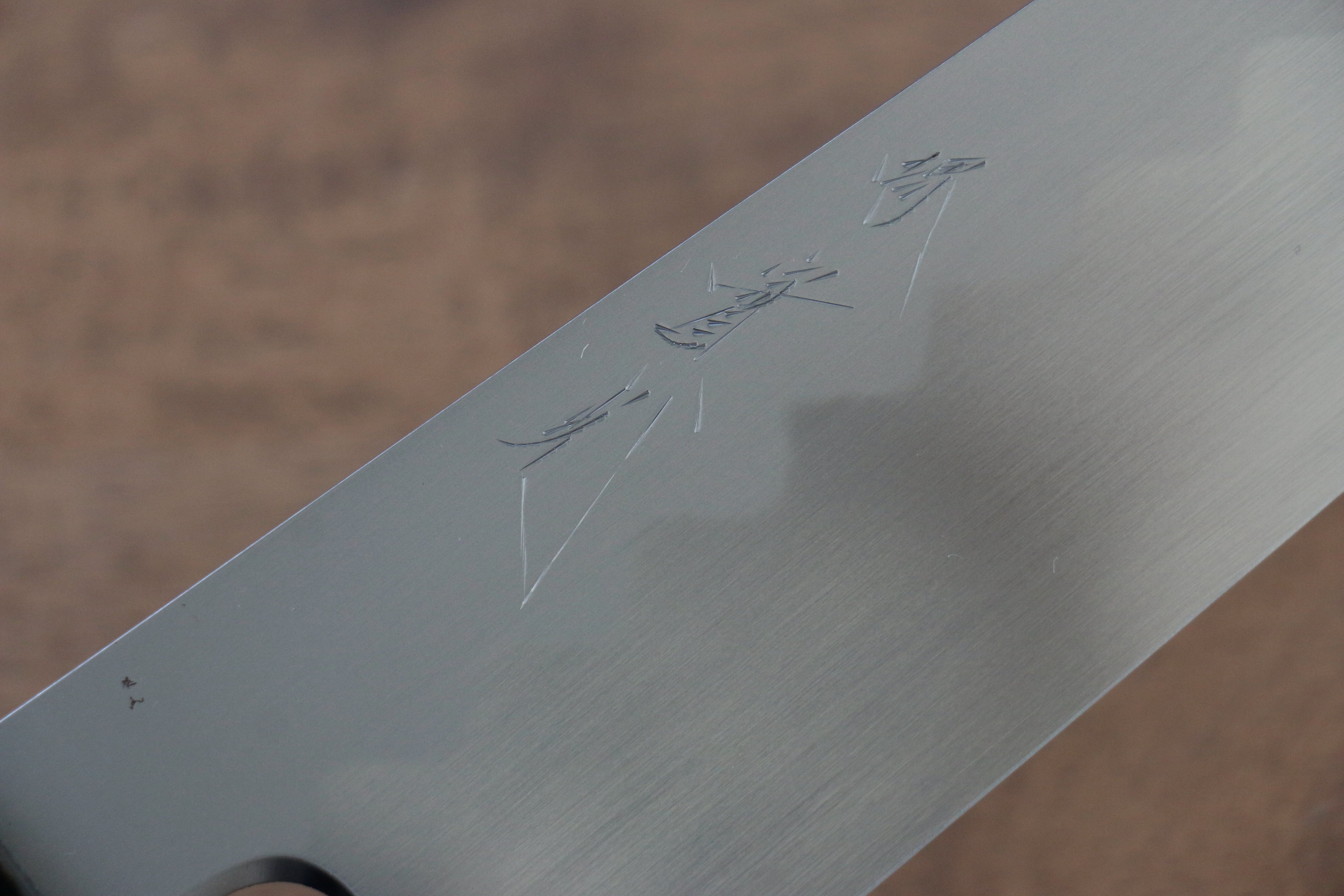 Jikko Honyaki White Steel No.3 Kasumitogi Gyuto 210mm Ebony Wood Handle - Japanny - Best Japanese Knife