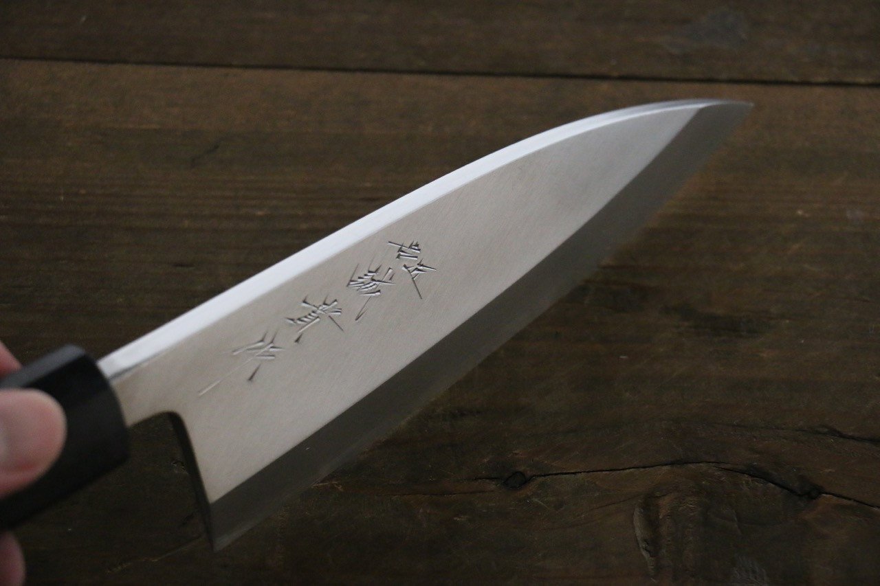 Shigeki Tanaka Silver Steel No.3 Deba 165mm Walnut Handle - Japanny - Best Japanese Knife