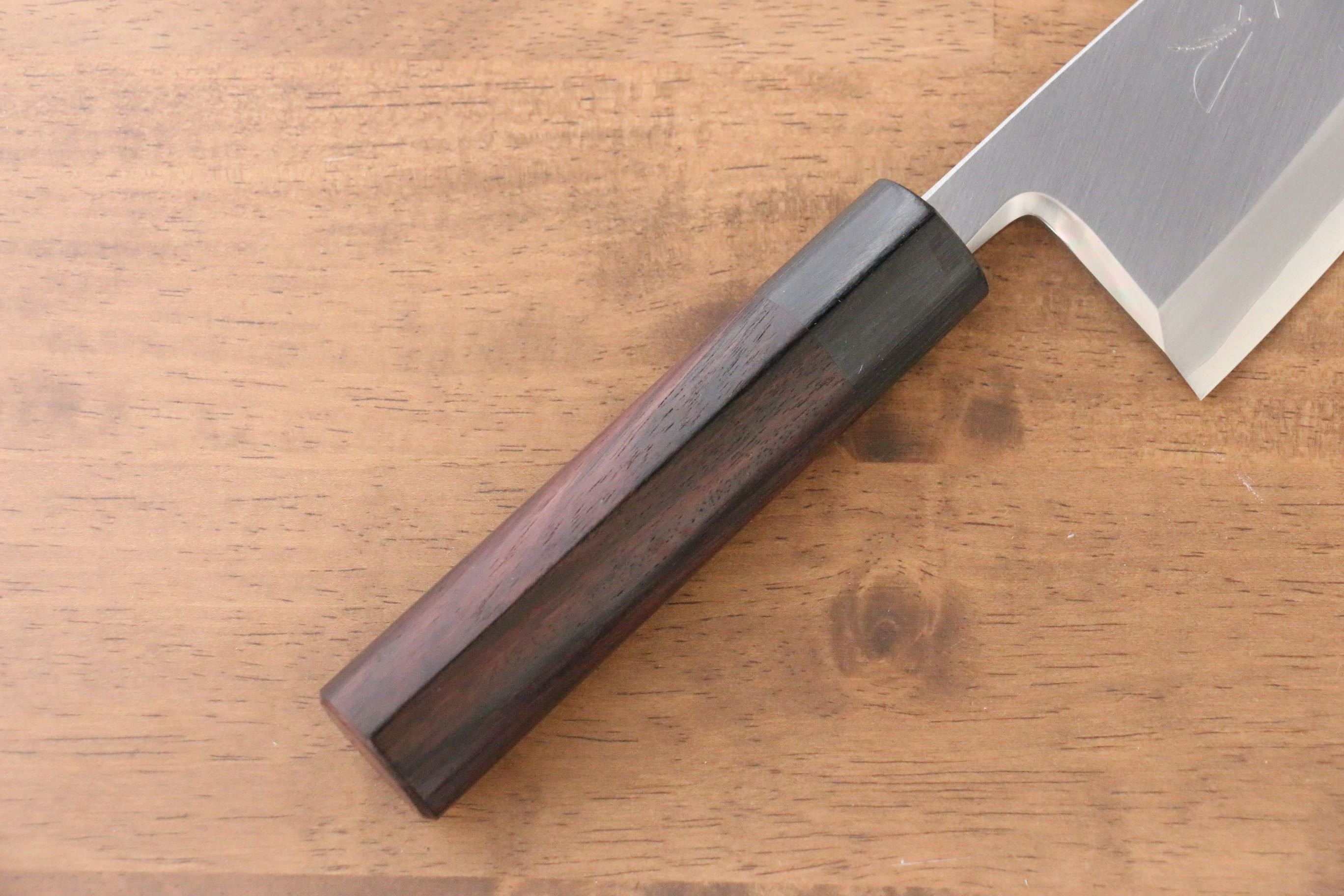 Jikko Silver Steel No.3 Deba 150mm Shitan Handle - Japanny - Best Japanese Knife