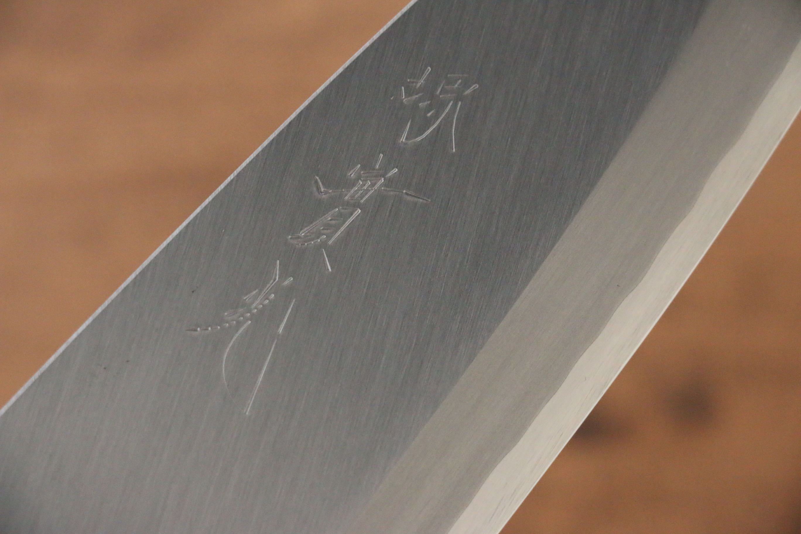 Jikko Silver Steel No.3 Deba 165mm Shitan Handle - Japanny - Best Japanese Knife