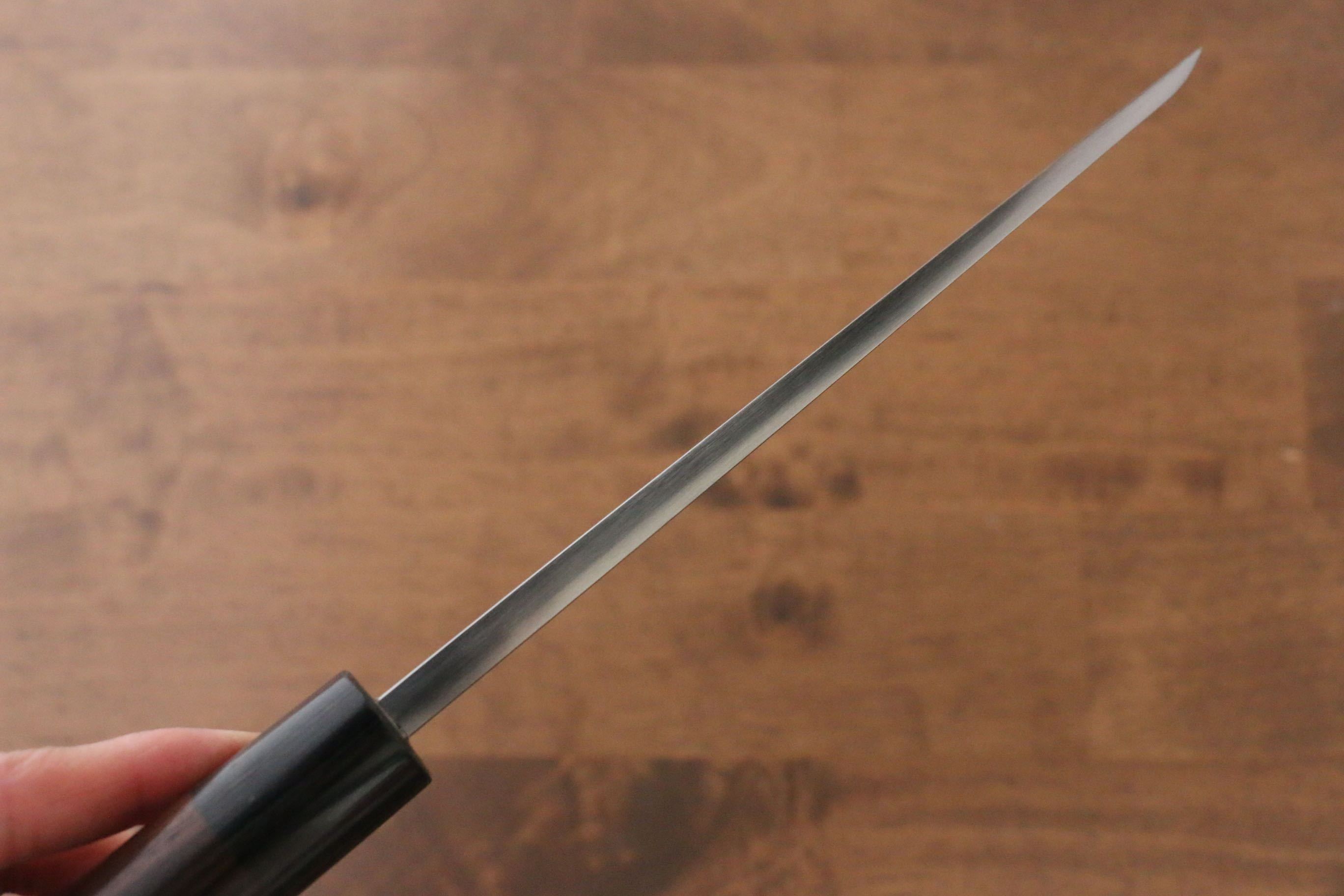 Jikko Silver Steel No.3 Deba 165mm Shitan Handle - Japanny - Best Japanese Knife