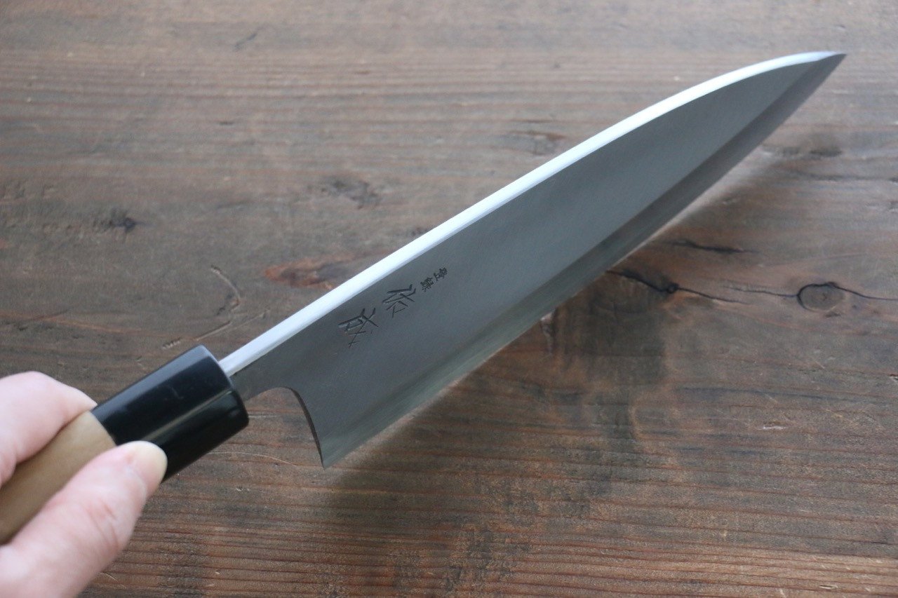 Sukenari White Steel No.2 Hongasumi Deba Magnolia Handle - Japanny - Best Japanese Knife