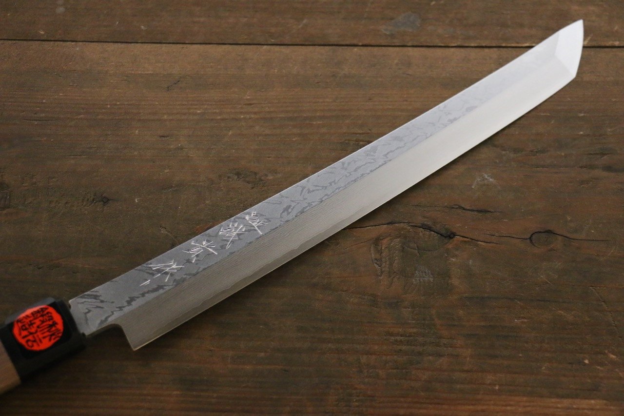 Shigeki Tanaka VG10 Sakimaru Takohiki 270mm Walnut Handle - Japanny - Best Japanese Knife