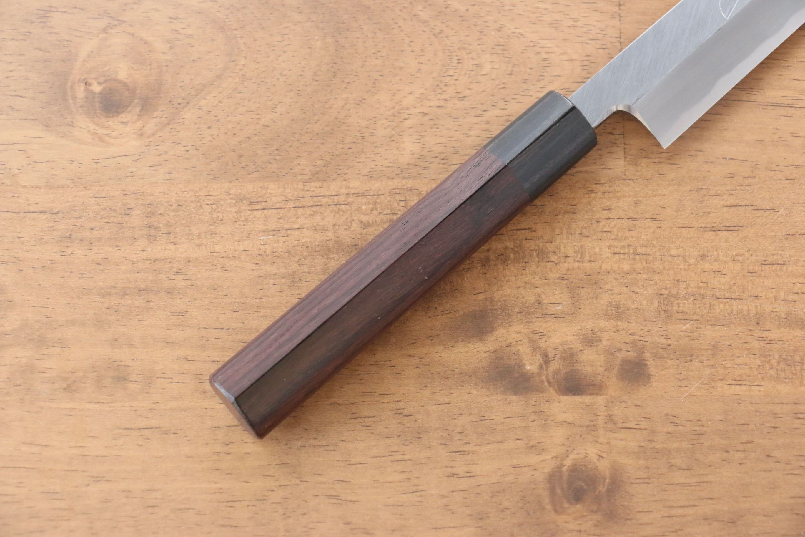 Jikko White Steel No.2 Sakimaru Yanagiba 240mm Shitan Handle - Japanny - Best Japanese Knife