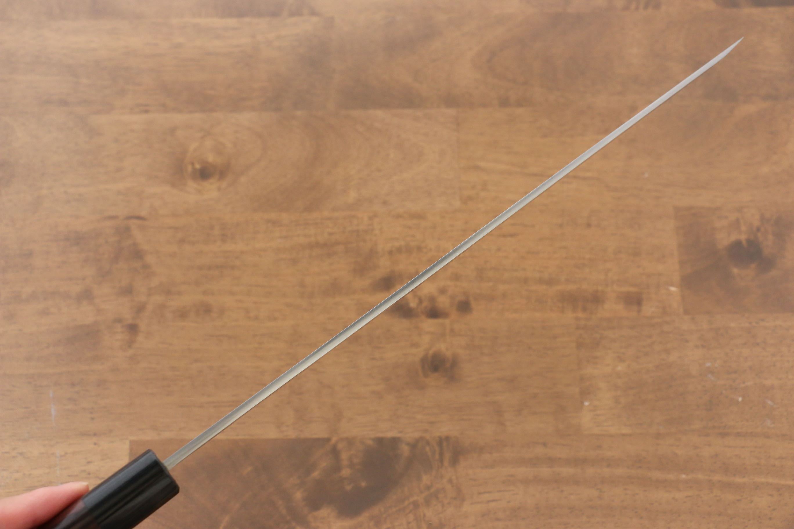Jikko White Steel No.2 Sakimaru Yanagiba 300mm Shitan Handle - Japanny - Best Japanese Knife