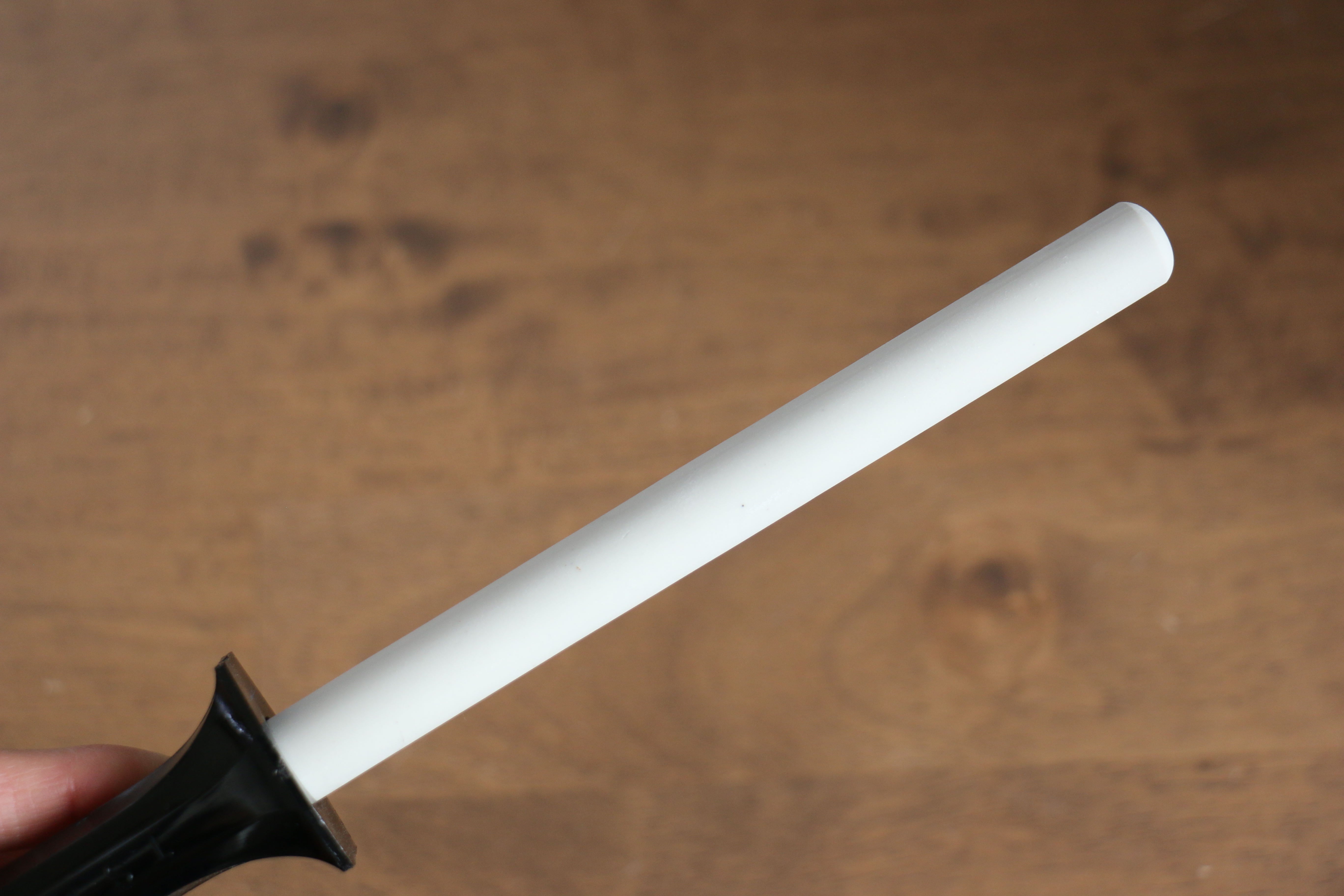 Fine ceramic Sharpening Rod Black Plastic Handle - Japanny - Best Japanese Knife
