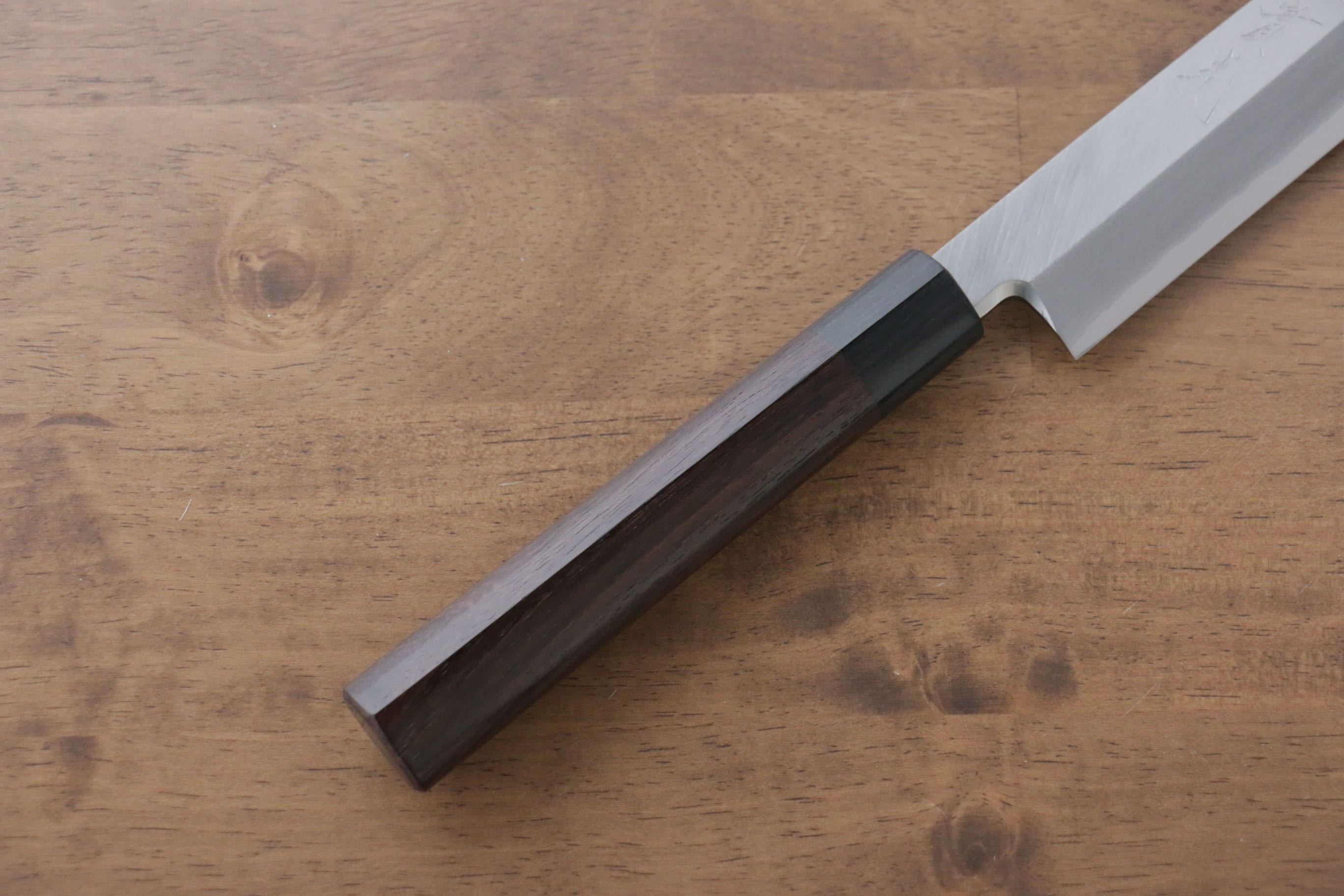 Jikko Silver Steel No.3 Sakimaru Yanagiba 300mm Shitan Handle - Japanny - Best Japanese Knife