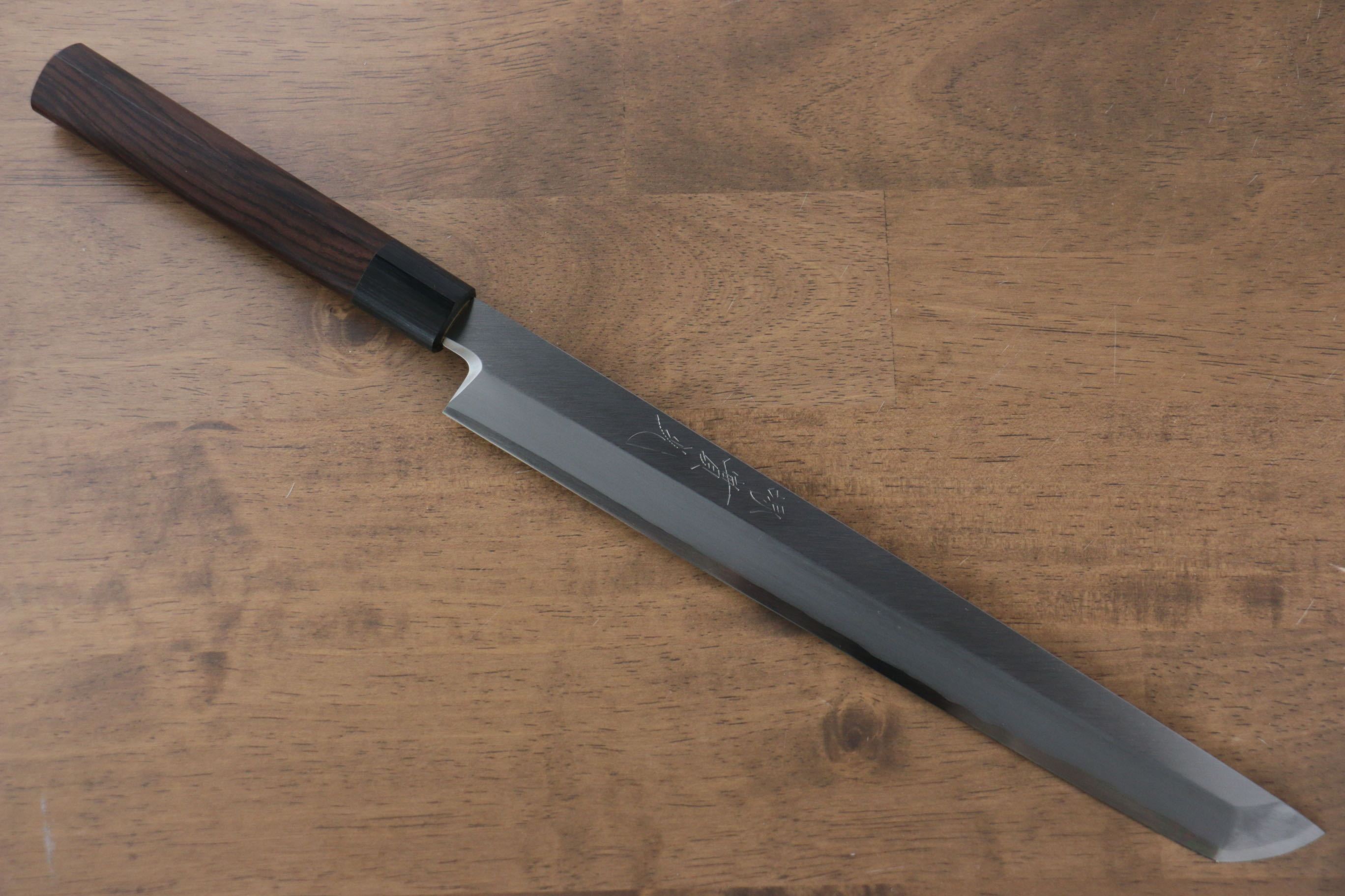 Jikko Silver Steel No.3 Sakimaru Yanagiba 270mm Shitan Handle - Japanny - Best Japanese Knife