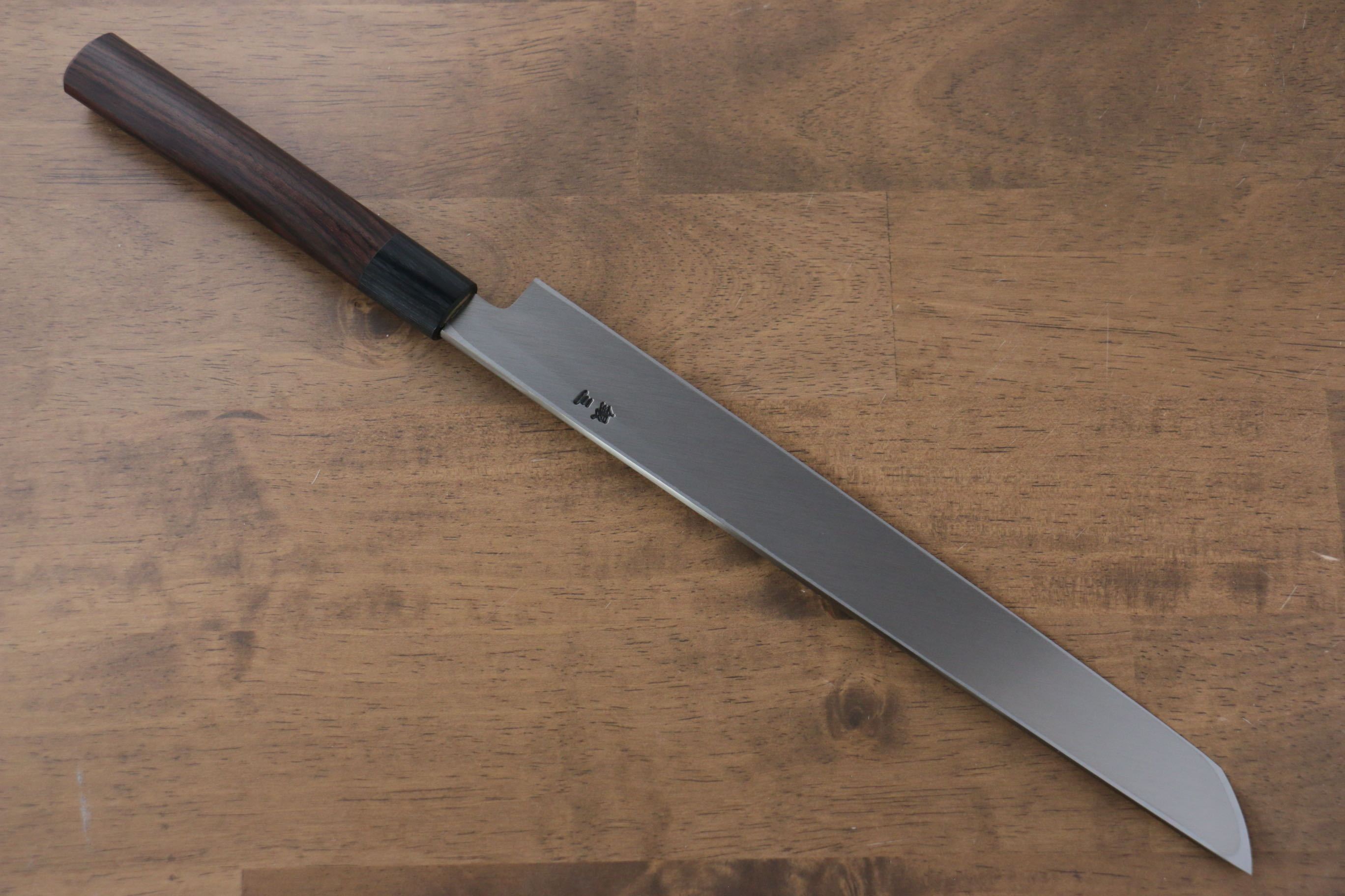 Jikko Silver Steel No.3 Sakimaru Yanagiba 270mm Shitan Handle - Japanny - Best Japanese Knife