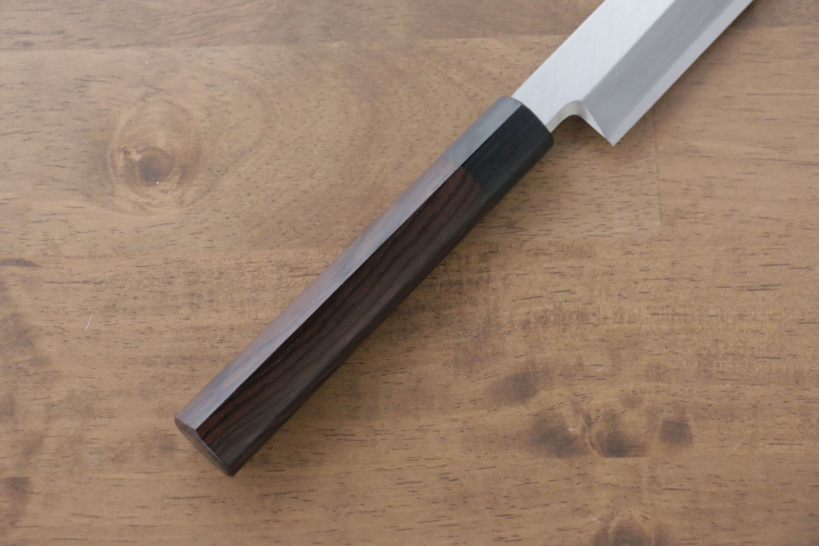 Jikko Silver Steel No.3 Sakimaru Yanagiba 270mm Shitan Handle - Japanny - Best Japanese Knife