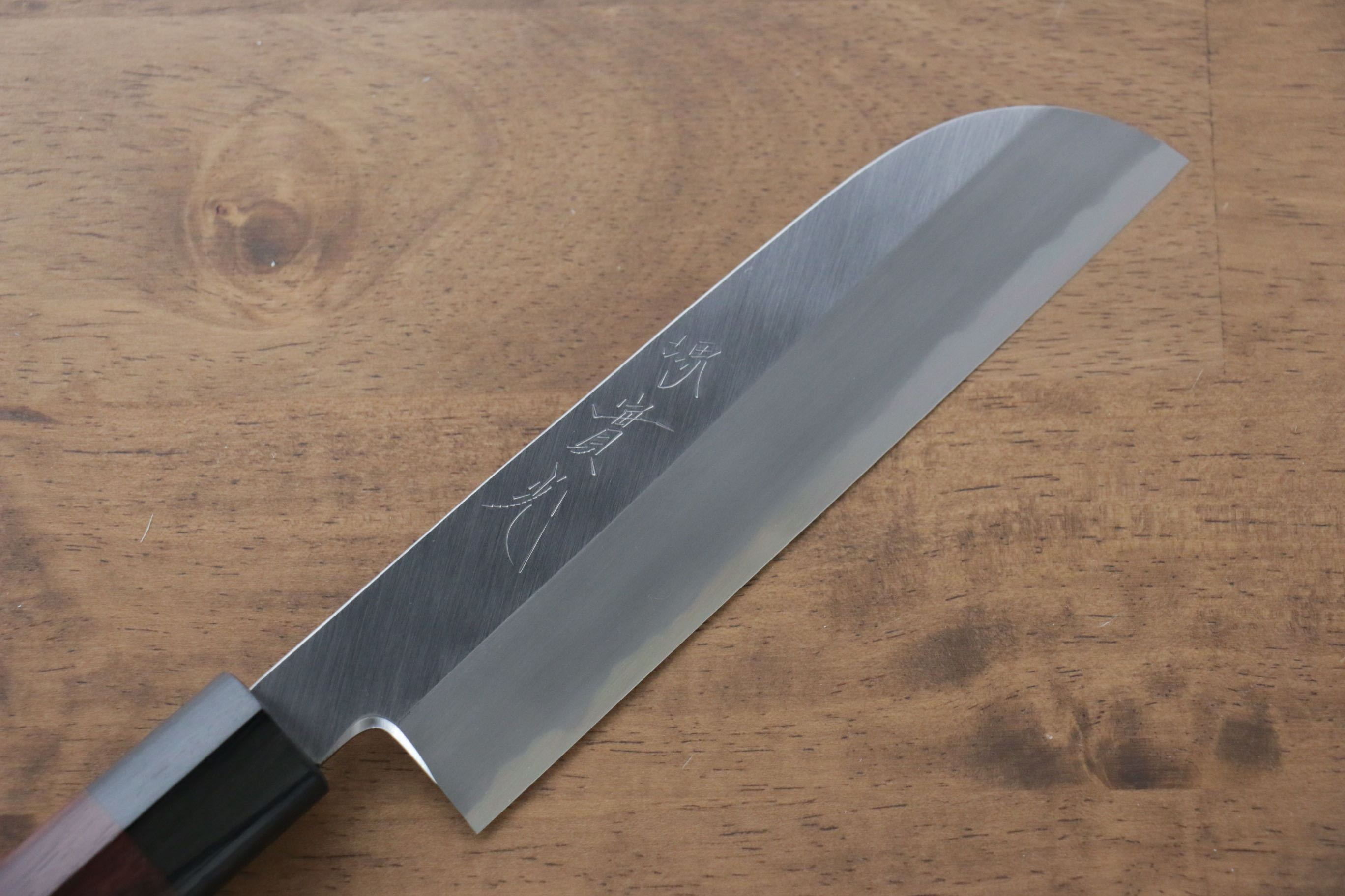 Jikko White Steel No.2 Kamagata Usuba 165mm Shitan Handle - Japanny - Best Japanese Knife