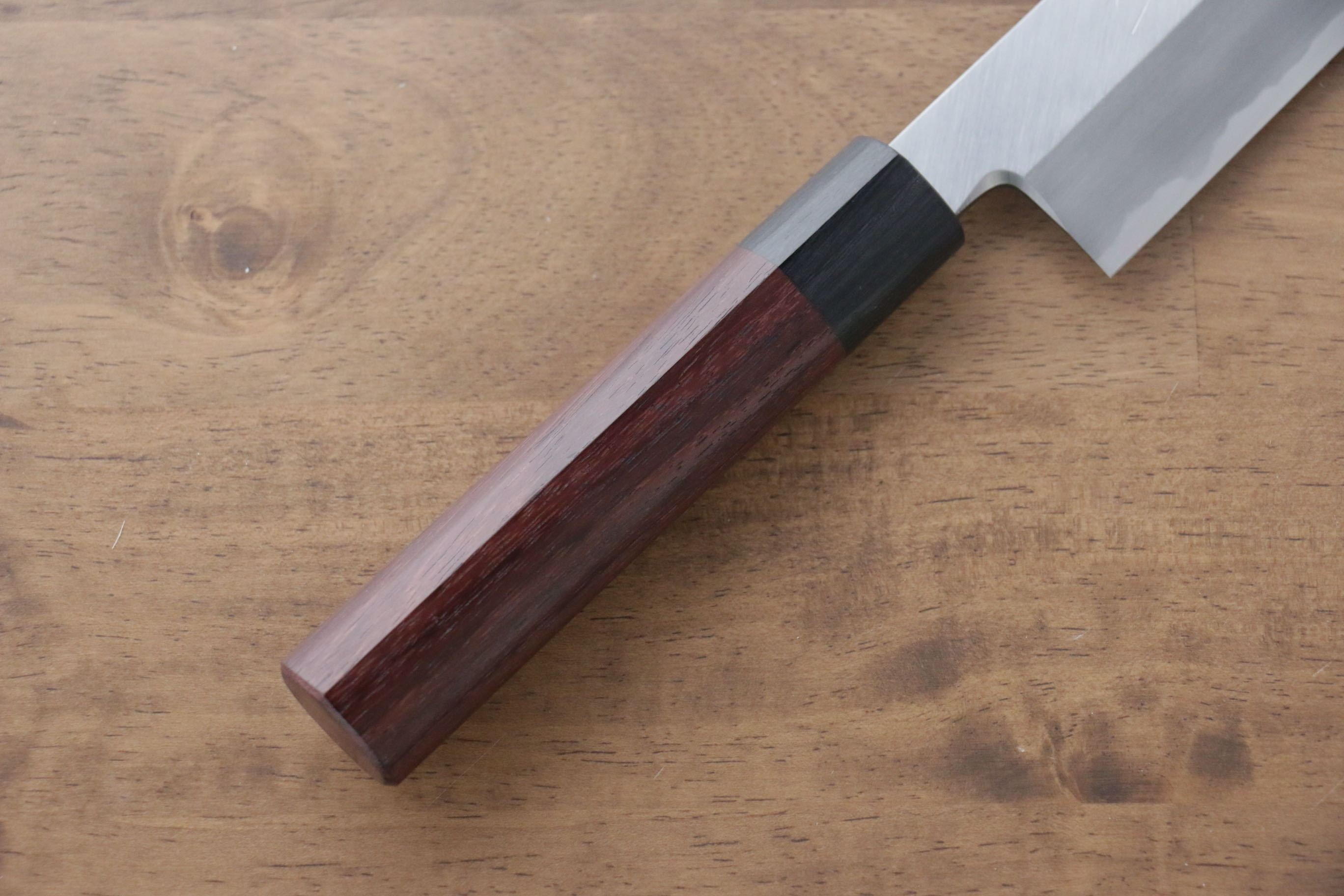 Jikko White Steel No.2 Kamagata Usuba 165mm Shitan Handle - Japanny - Best Japanese Knife