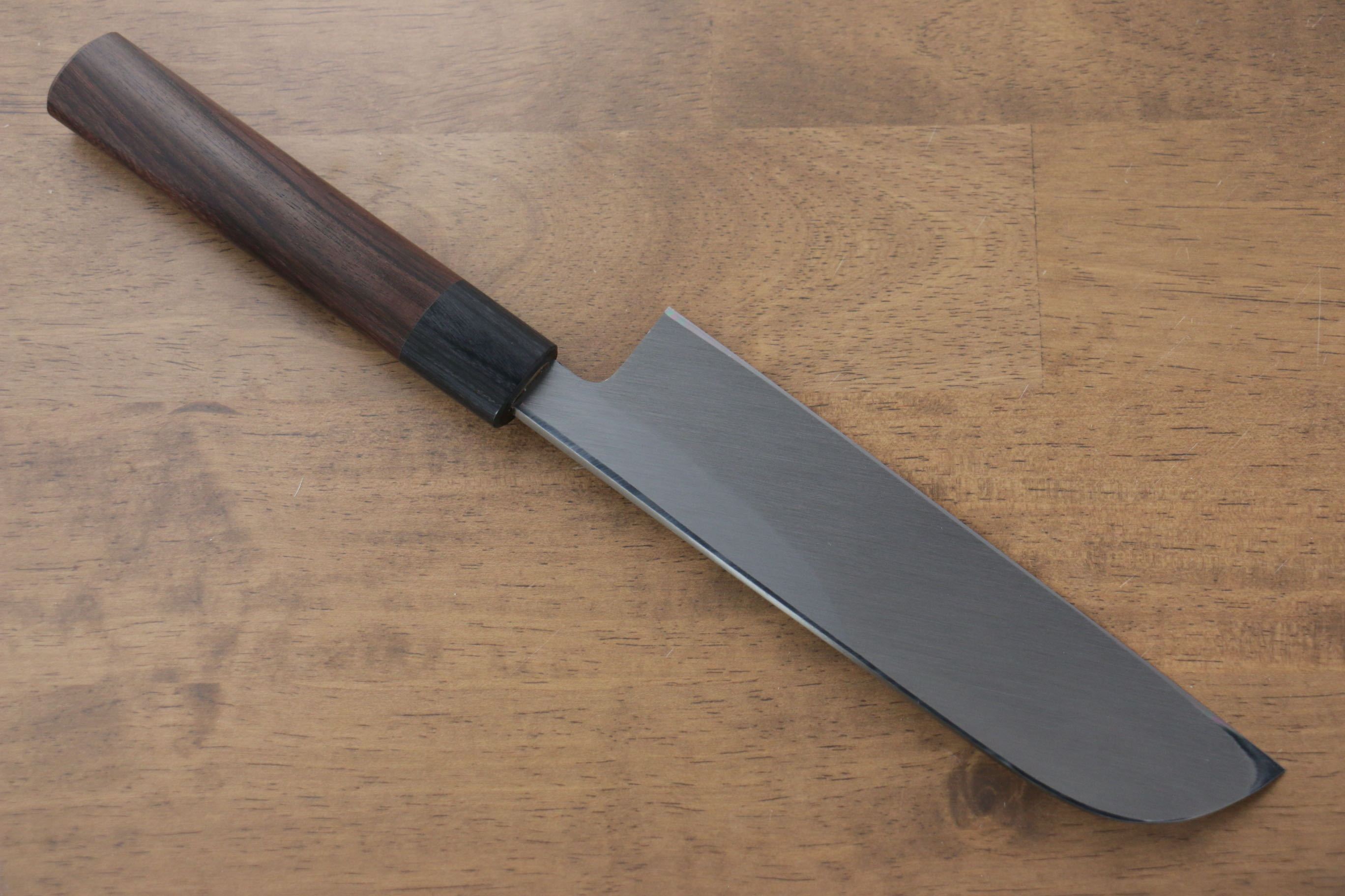 Jikko White Steel No.2 Kamagata Usuba 180mm Shitan Handle - Japanny - Best Japanese Knife