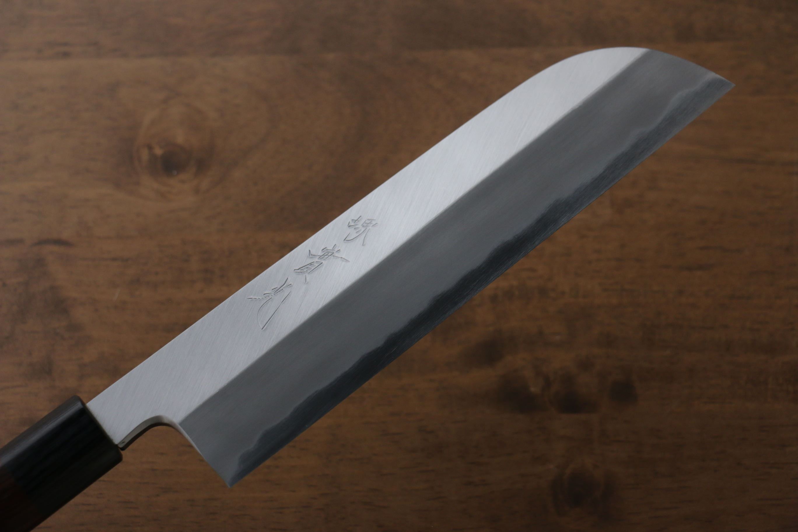 Jikko White Steel No.2 Kamagata Usuba 210mm Shitan Handle - Japanny - Best Japanese Knife