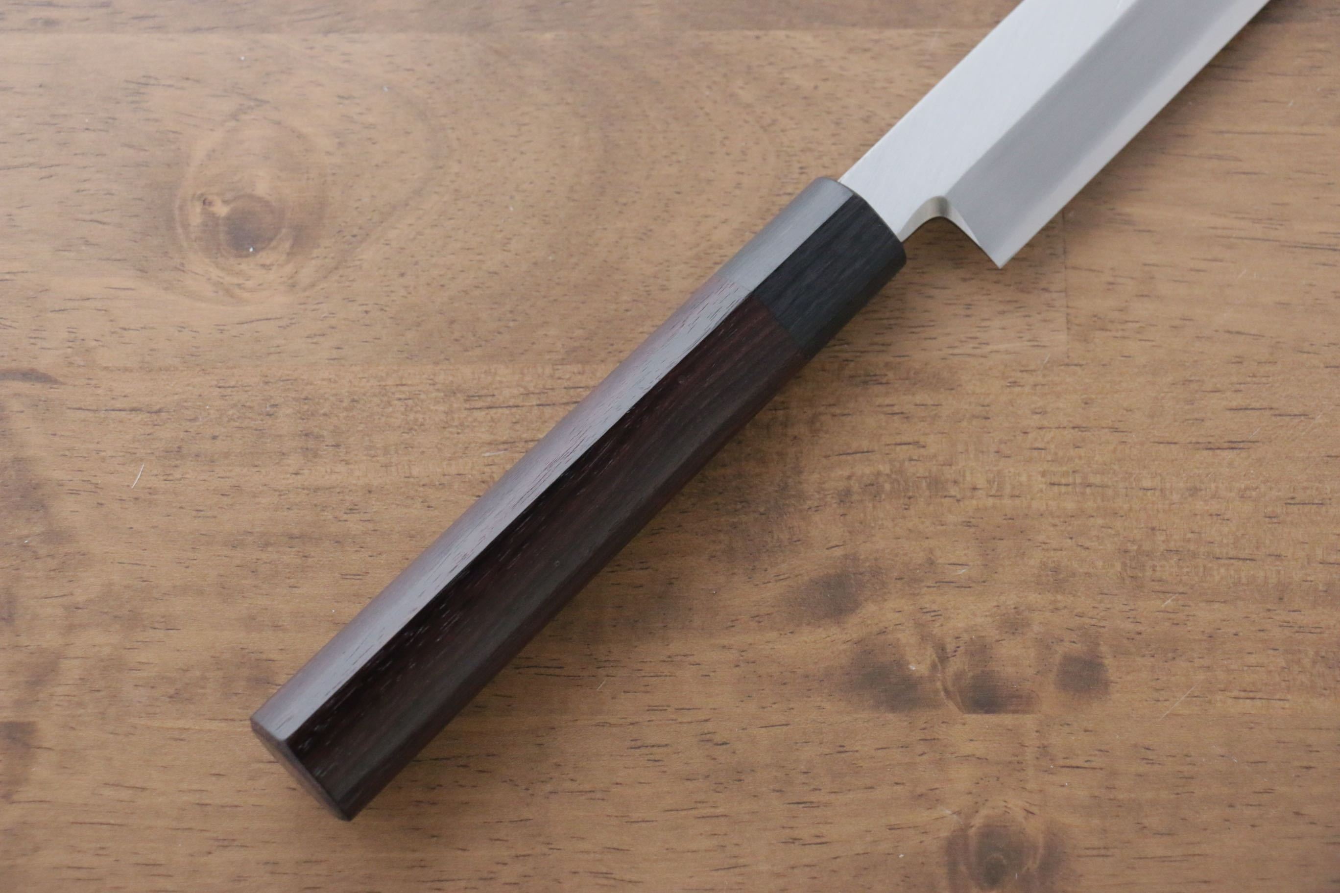 Jikko Silver Steel No.3 Kiritsuke Yanagiba 300mm Shitan Handle - Japanny - Best Japanese Knife