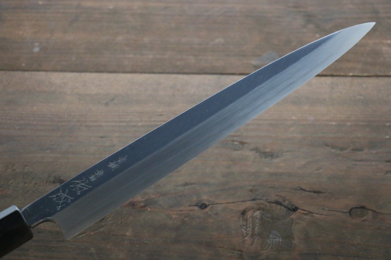 Sukenari Blue Steel No.2 Hongasumi Yanagiba Magnolia Handle - Japanny - Best Japanese Knife