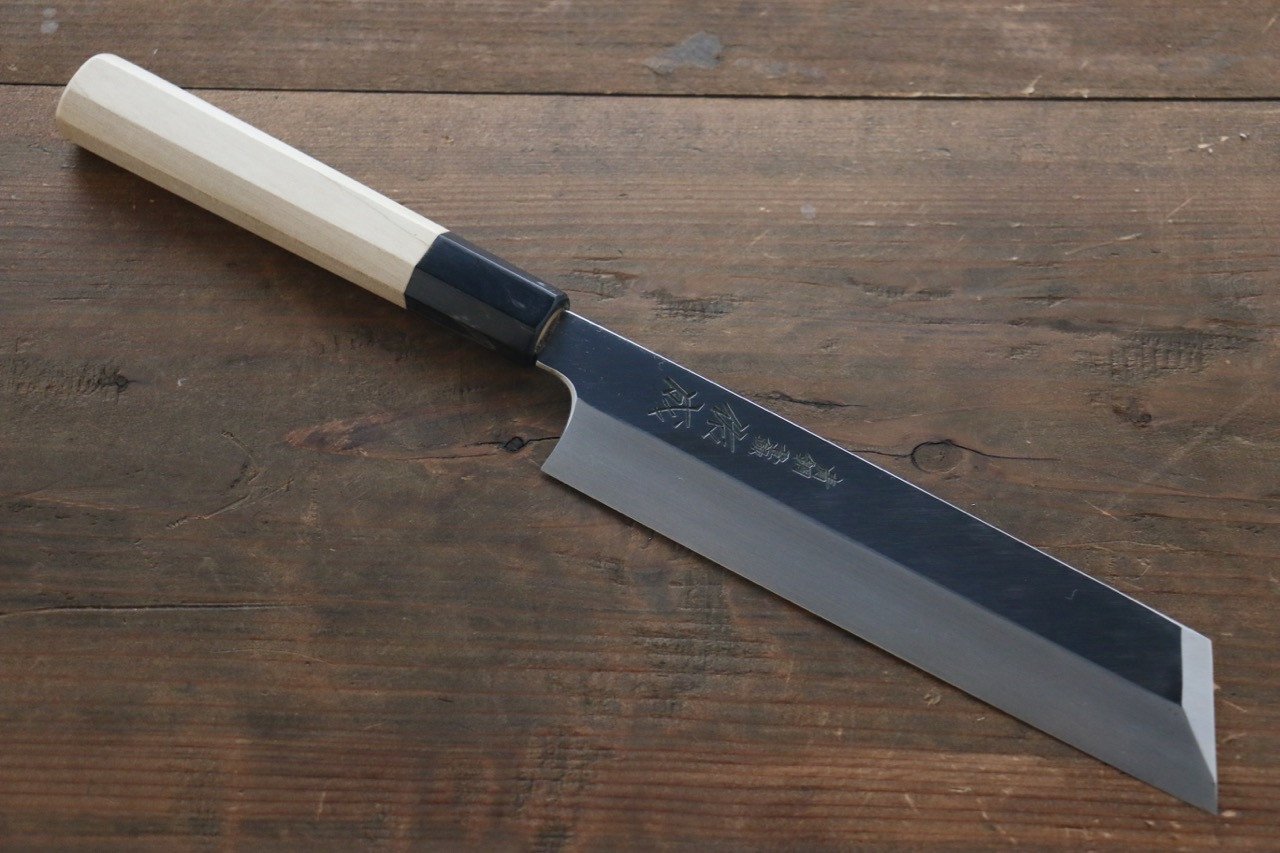 Sukenari Blue Steel No.2 Hongasumi Mukimono 180mm Magnolia Handle - Japanny - Best Japanese Knife