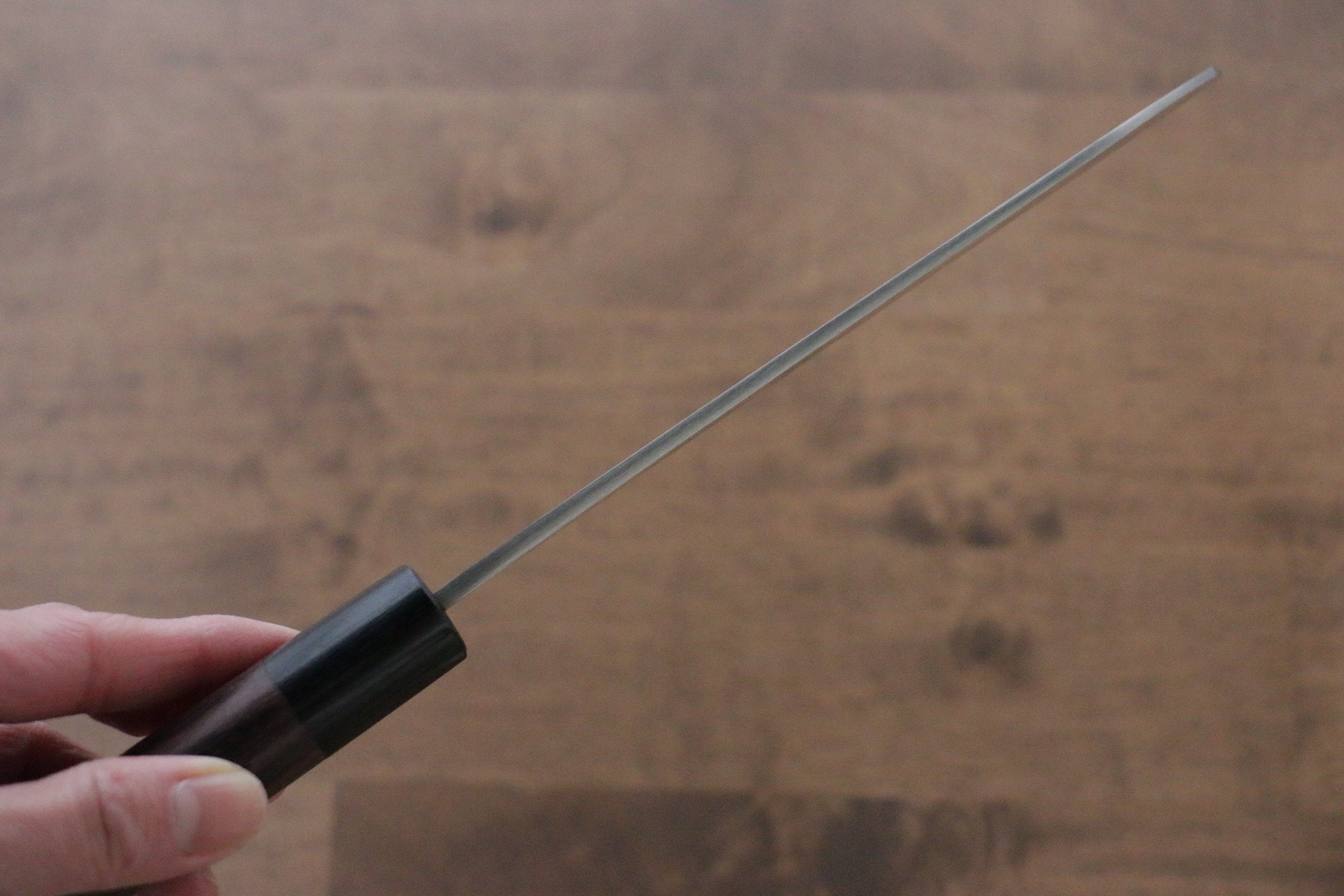 Jikko Silver Steel No.3 Kamagata Usuba 180mm Shitan Handle - Japanny - Best Japanese Knife