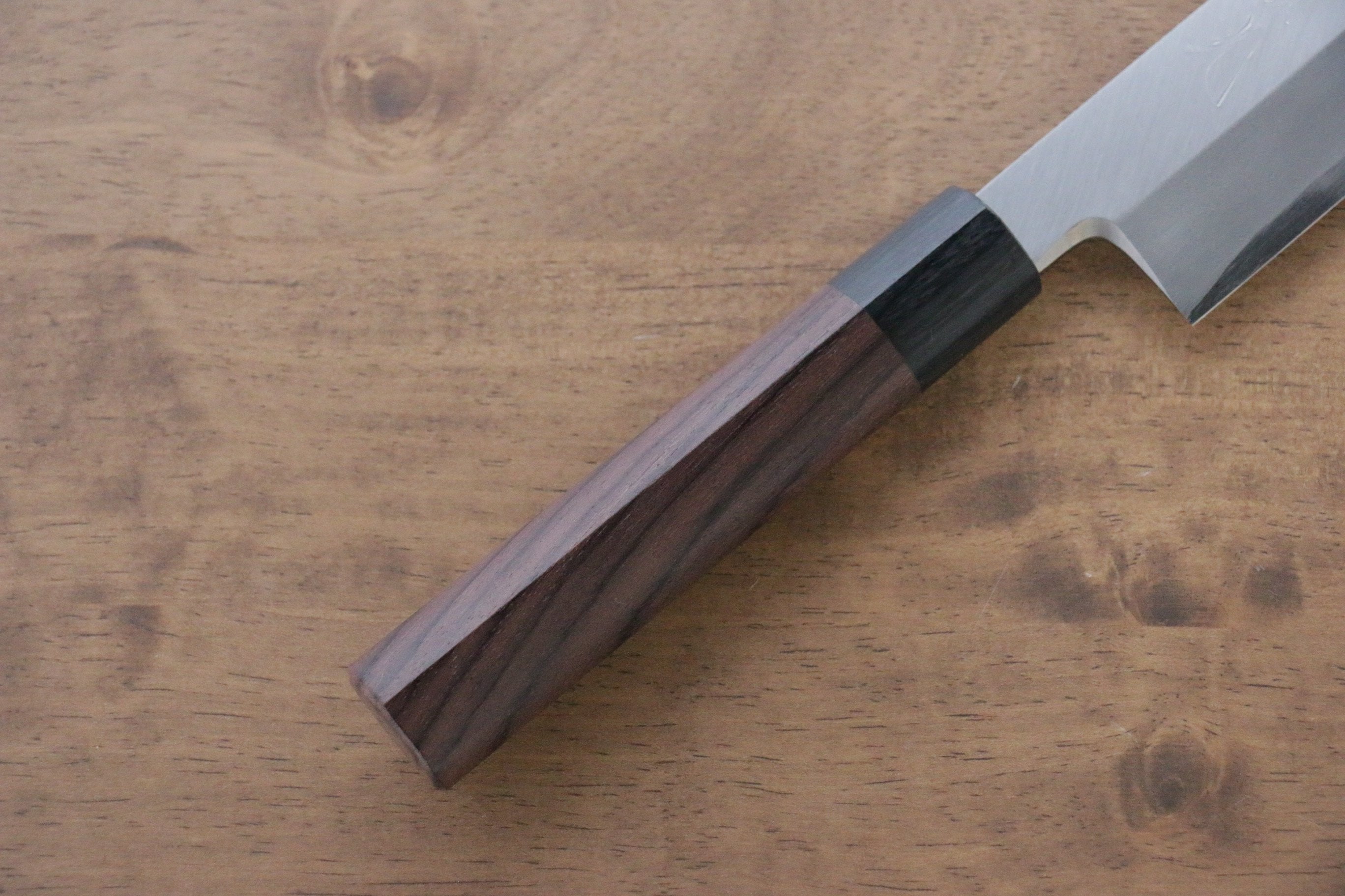 Jikko Silver Steel No.3 Kamagata Usuba 180mm Shitan Handle - Japanny - Best Japanese Knife