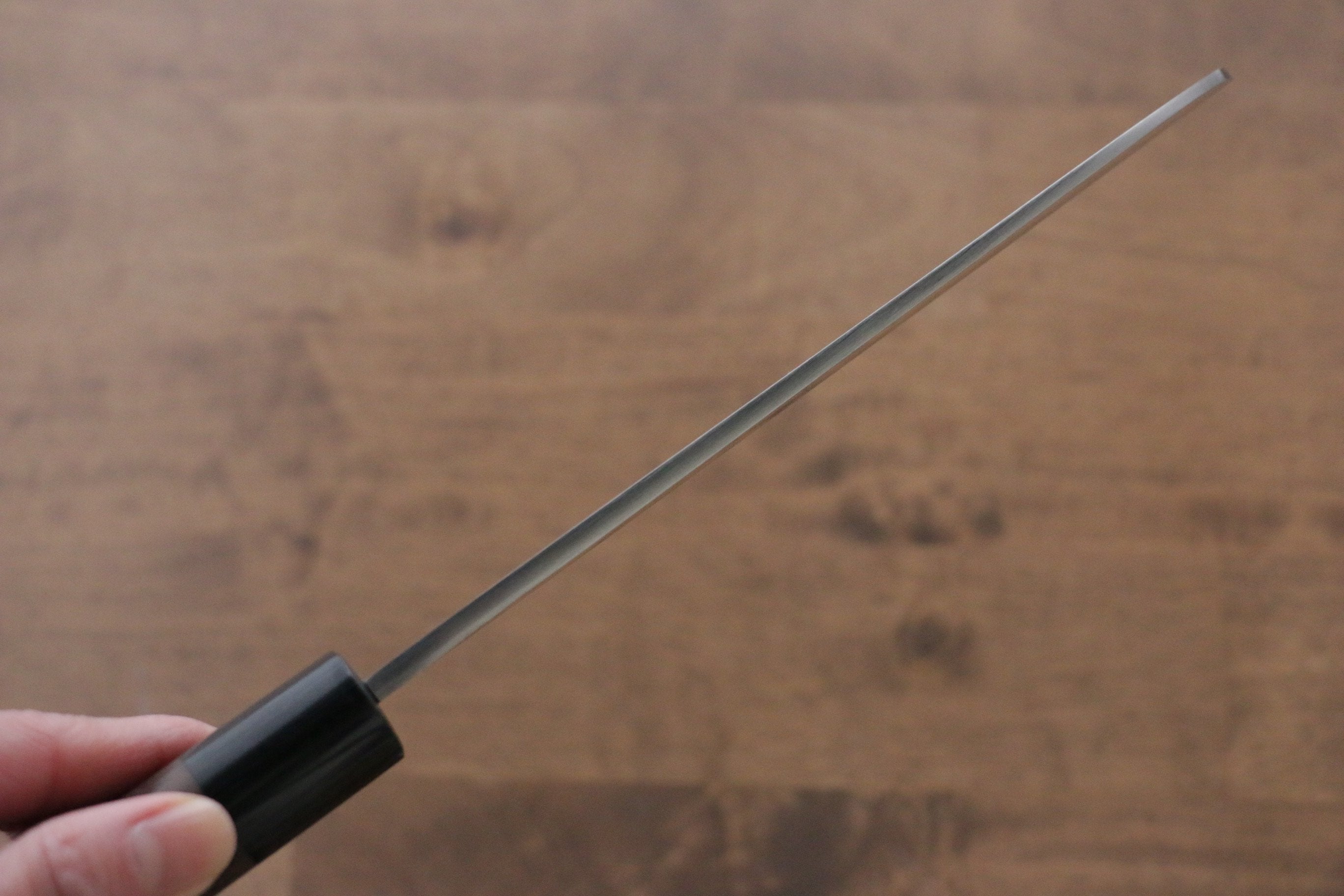 Jikko Silver Steel No.3 Kamagata Usuba 195mm Shitan Handle - Japanny - Best Japanese Knife